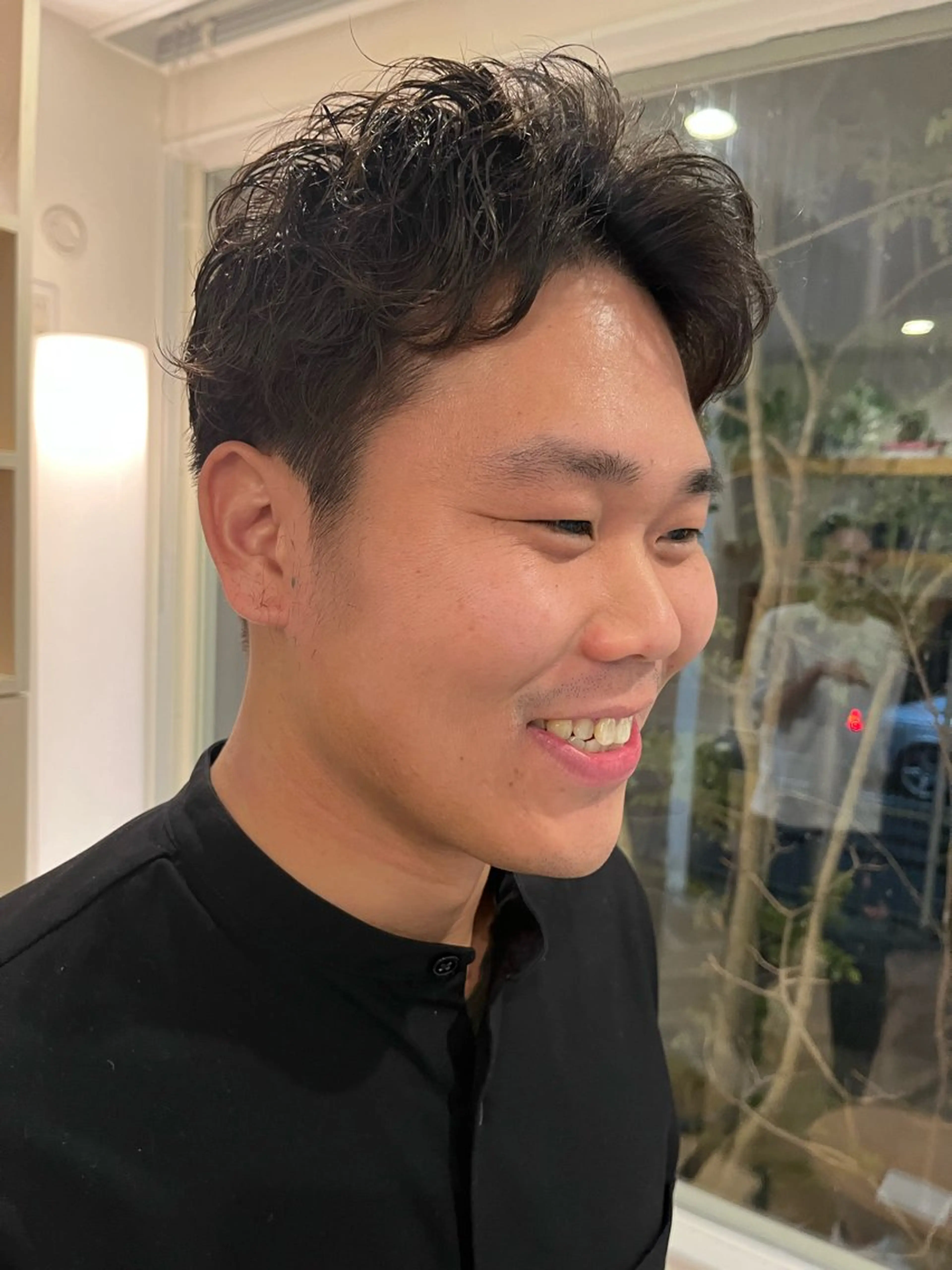 パーマ メンズ en-te:堀 恵里那のヘアスタイル