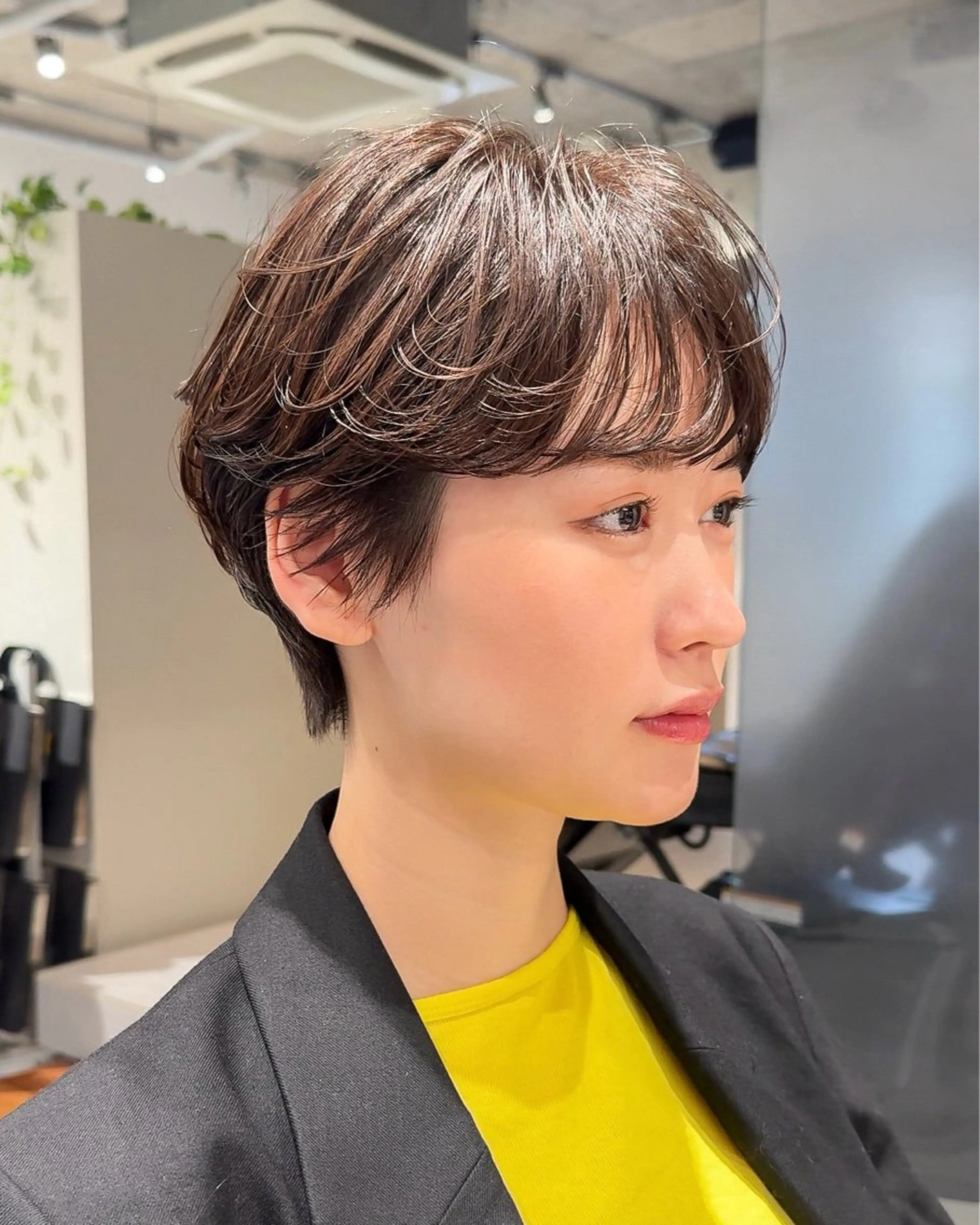 ショート ショートヘア ボブ/似合わせ レイヤーcocomoのヘアスタイル