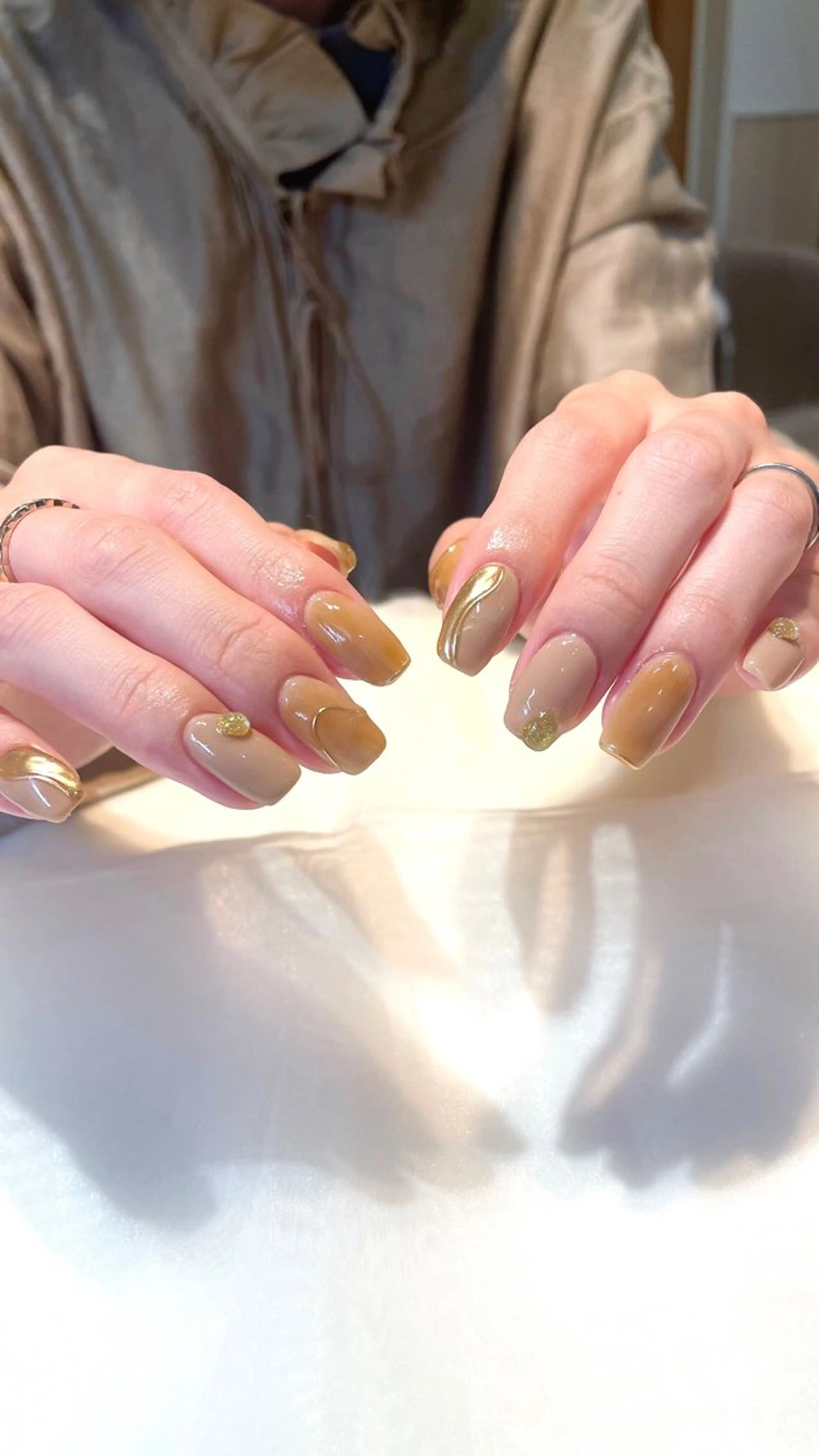 ネイル ハンドネイル 新井 ひなののネイルデザイン