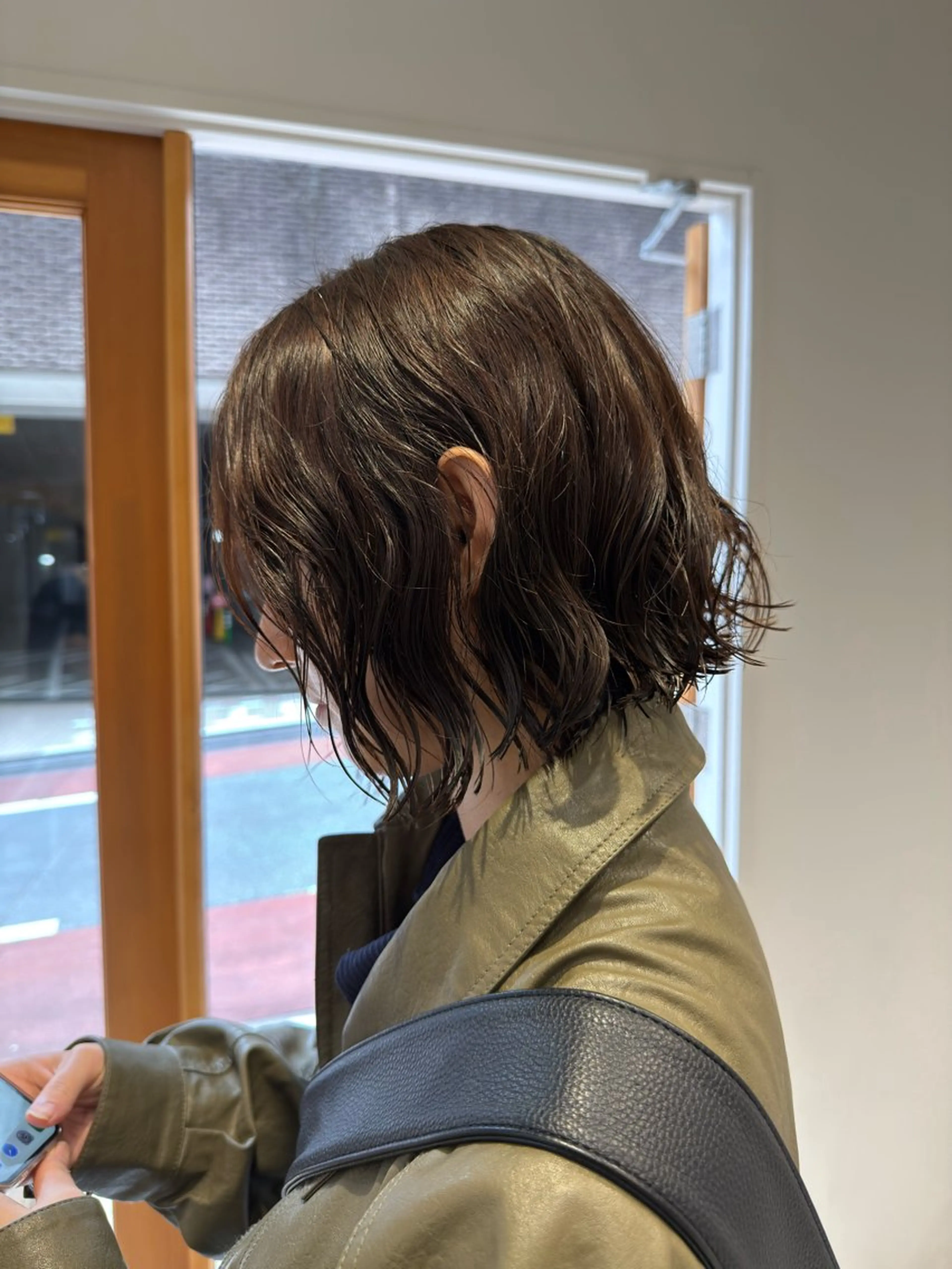 ミディアム パーマ パーマ/ボブ /レイヤー チヒロのヘアスタイル