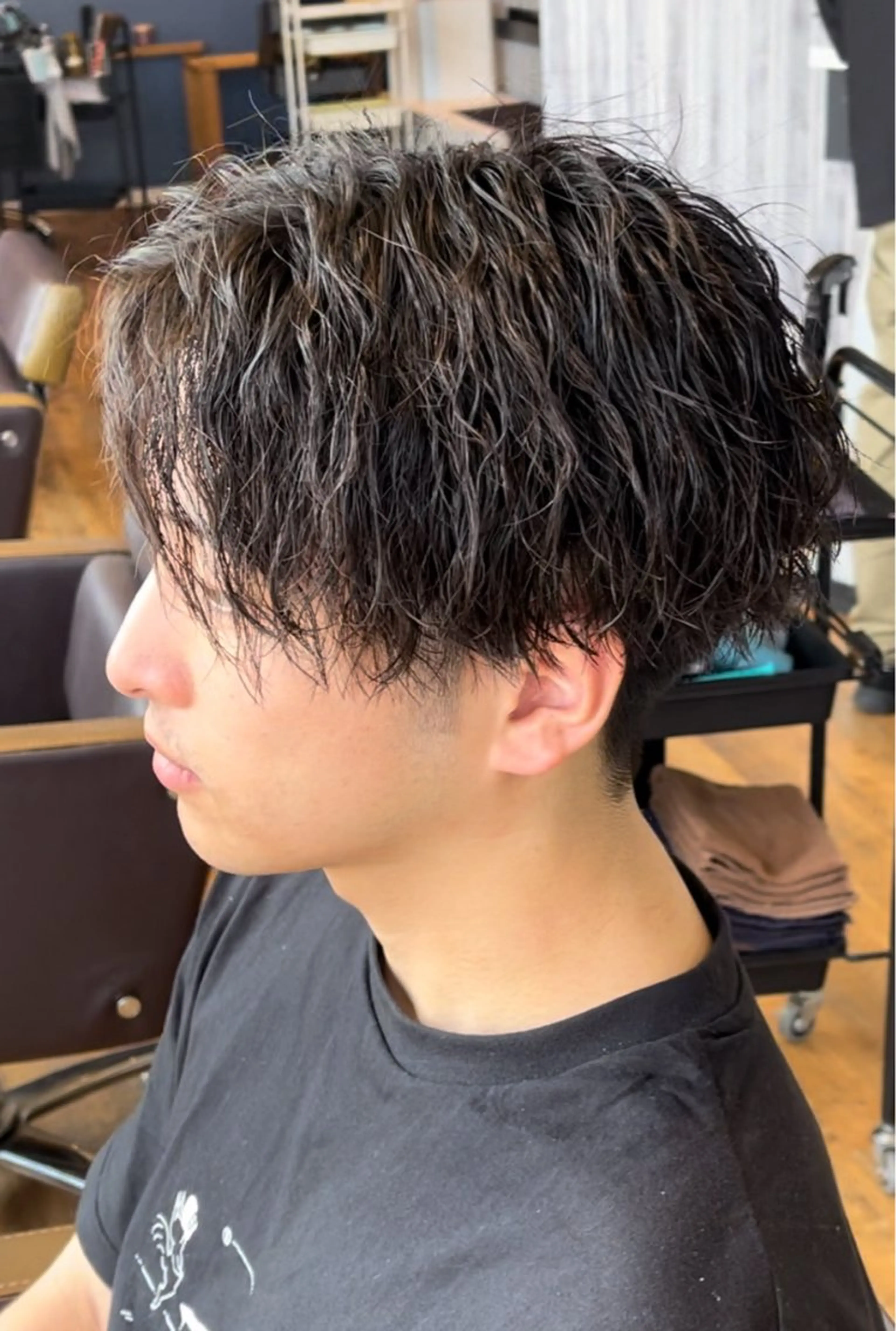 パーマ メンズ メンズパーマ ツイストスパイラルパーマ スパイラルパーマ カット パーマ 🌟パーマリスト 鈴木雄大🌟のヘアスタイル