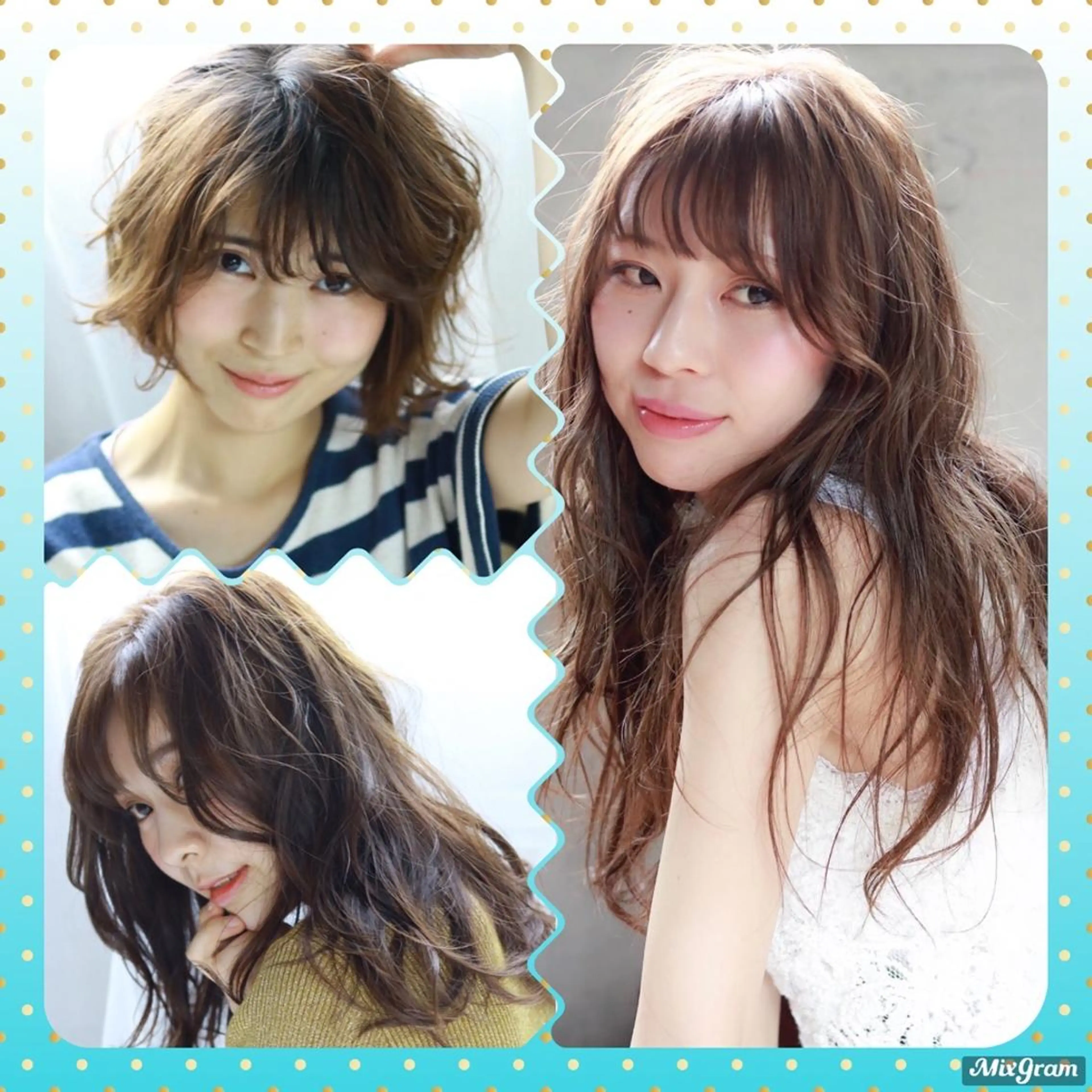 のむら りさのヘアスタイル