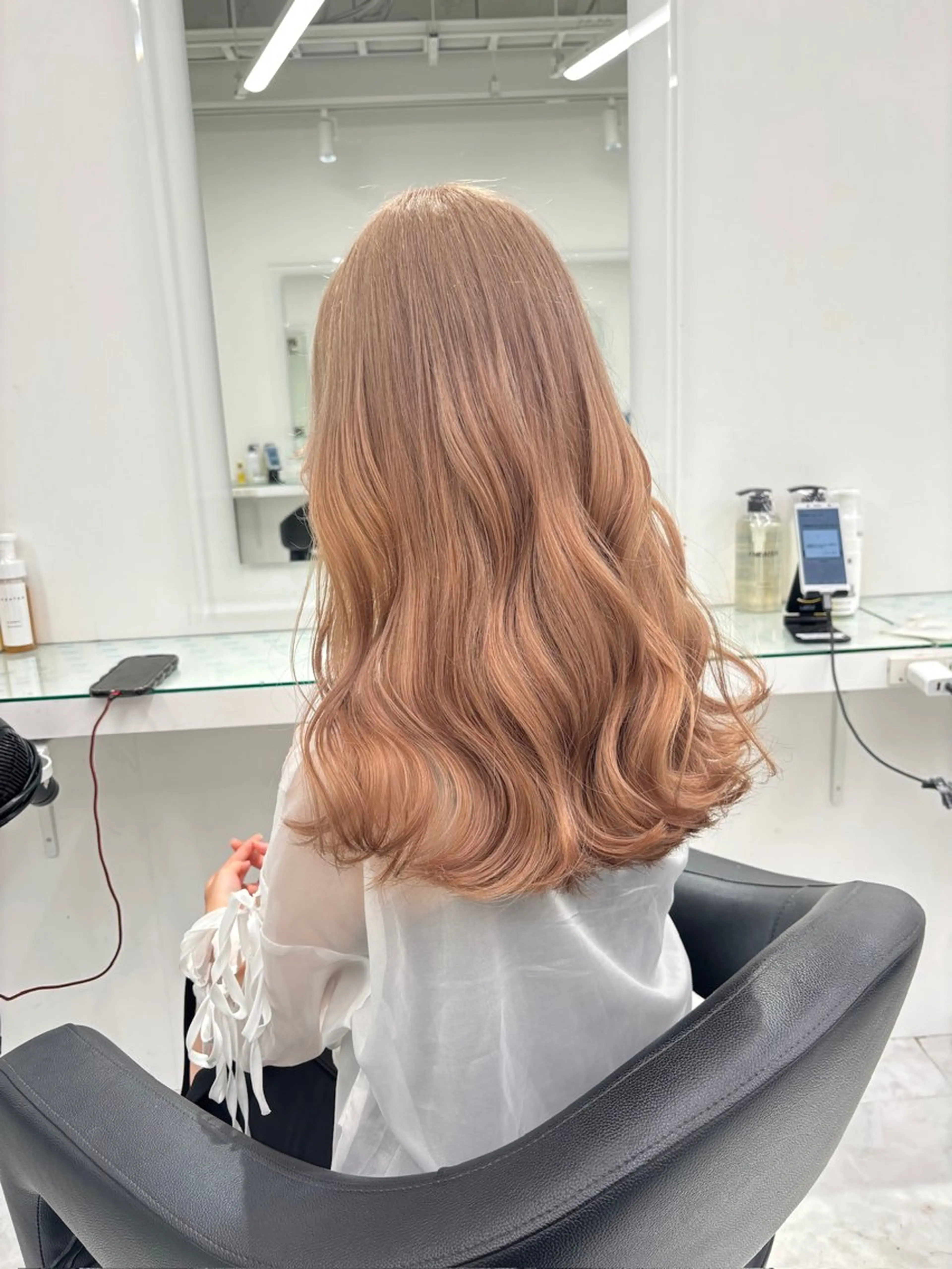 ロング カラー 💖ミルクティー💖 あかり💖のヘアスタイル