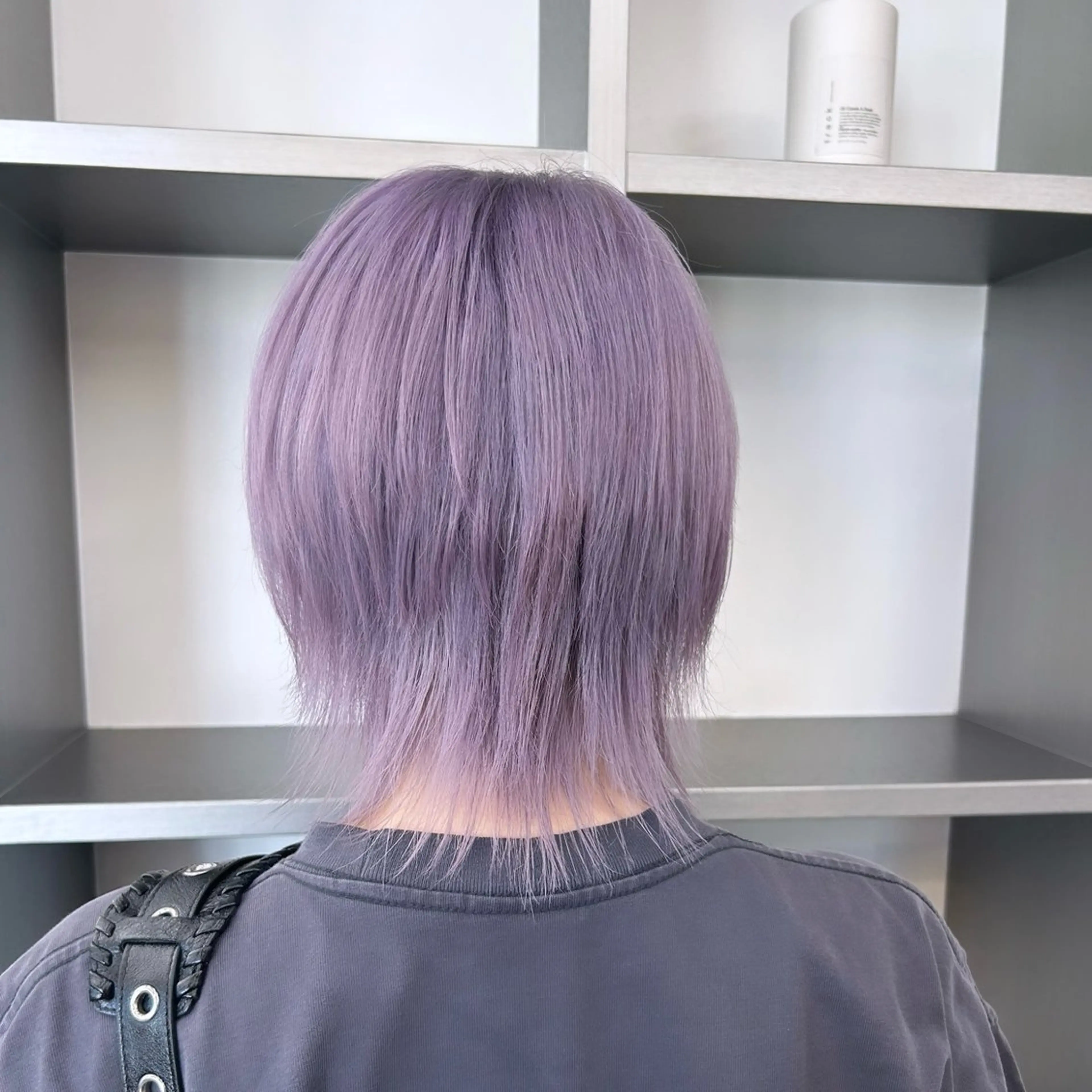 ミディアム ミディアムパーマ ボブ エクステ 外国人風カラー 卒業式のヘアスタイル ヘアカラー MiRI💜地毛級 エクステ✖似合わせ技のヘアスタイル