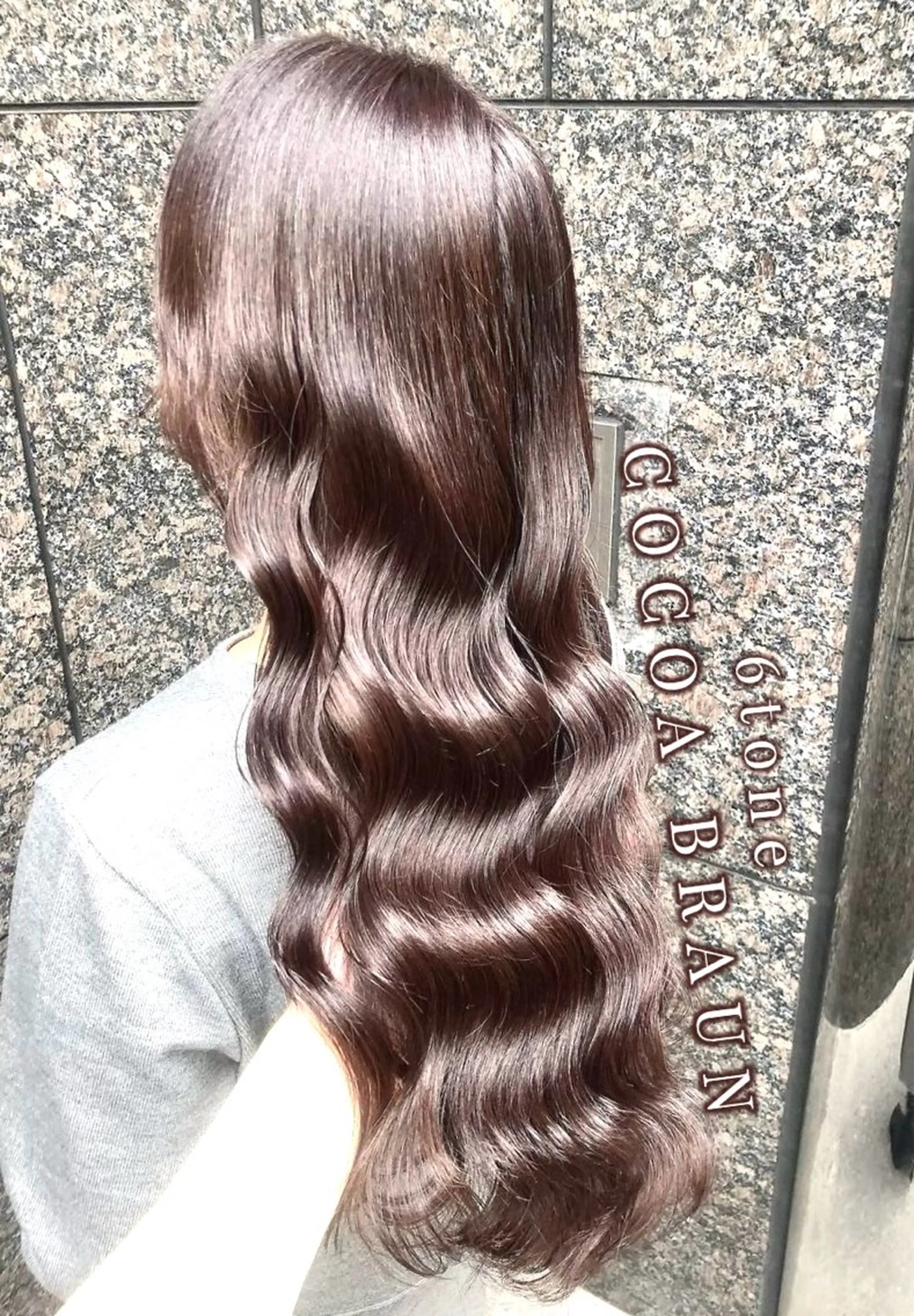 ロング カット ヘアカラー さくら/似合わせレ イヤー/艶カラー🖤のヘアスタイル