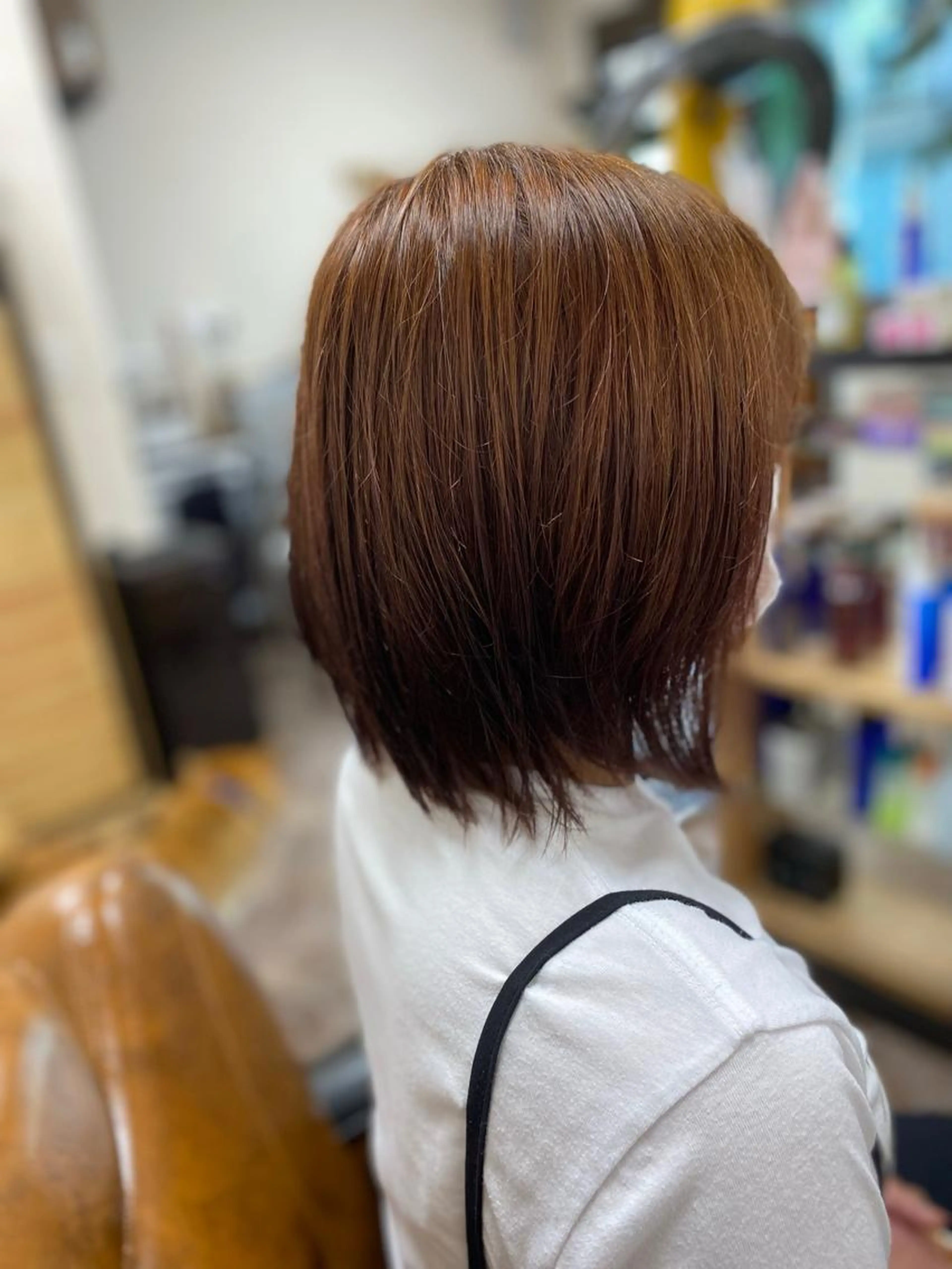 カット+カラー+トリートメント付きの写真