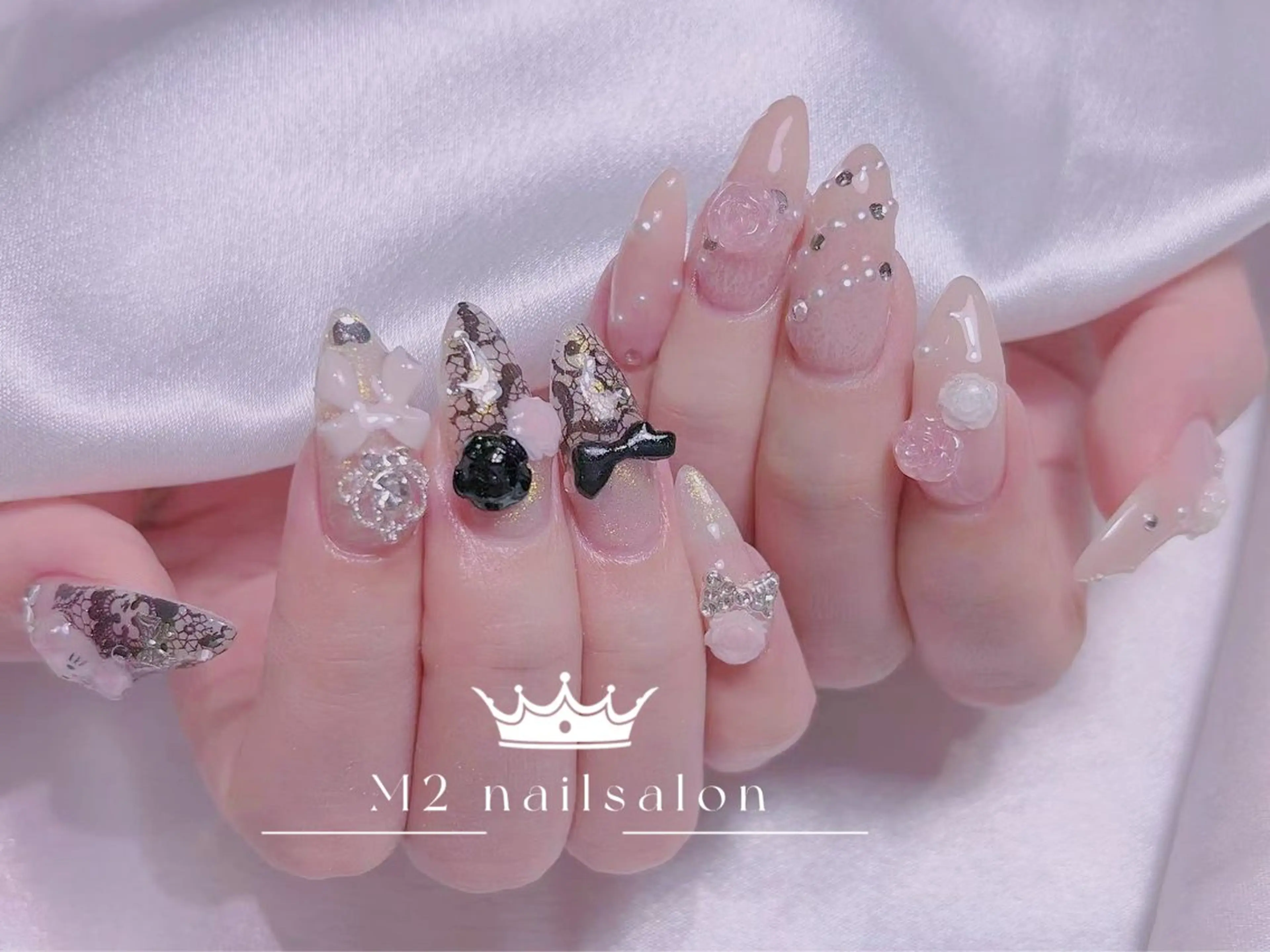 ネイル ハンドネイル 長さだし専門店 M2　rikaのネイルデザイン