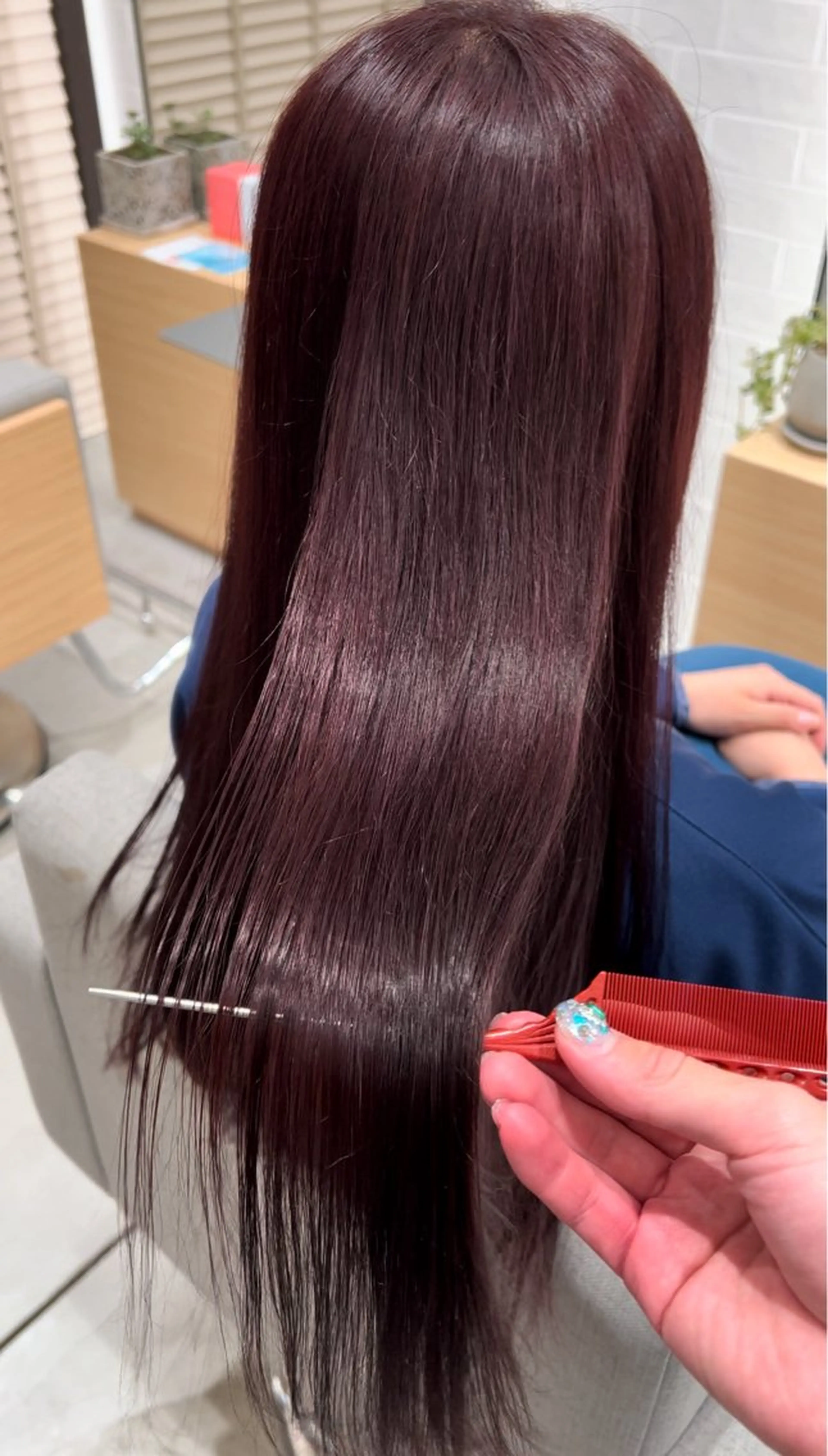 ロング カラー パーマモデル募集中 🧡‬‪田中颯士のヘアスタイル