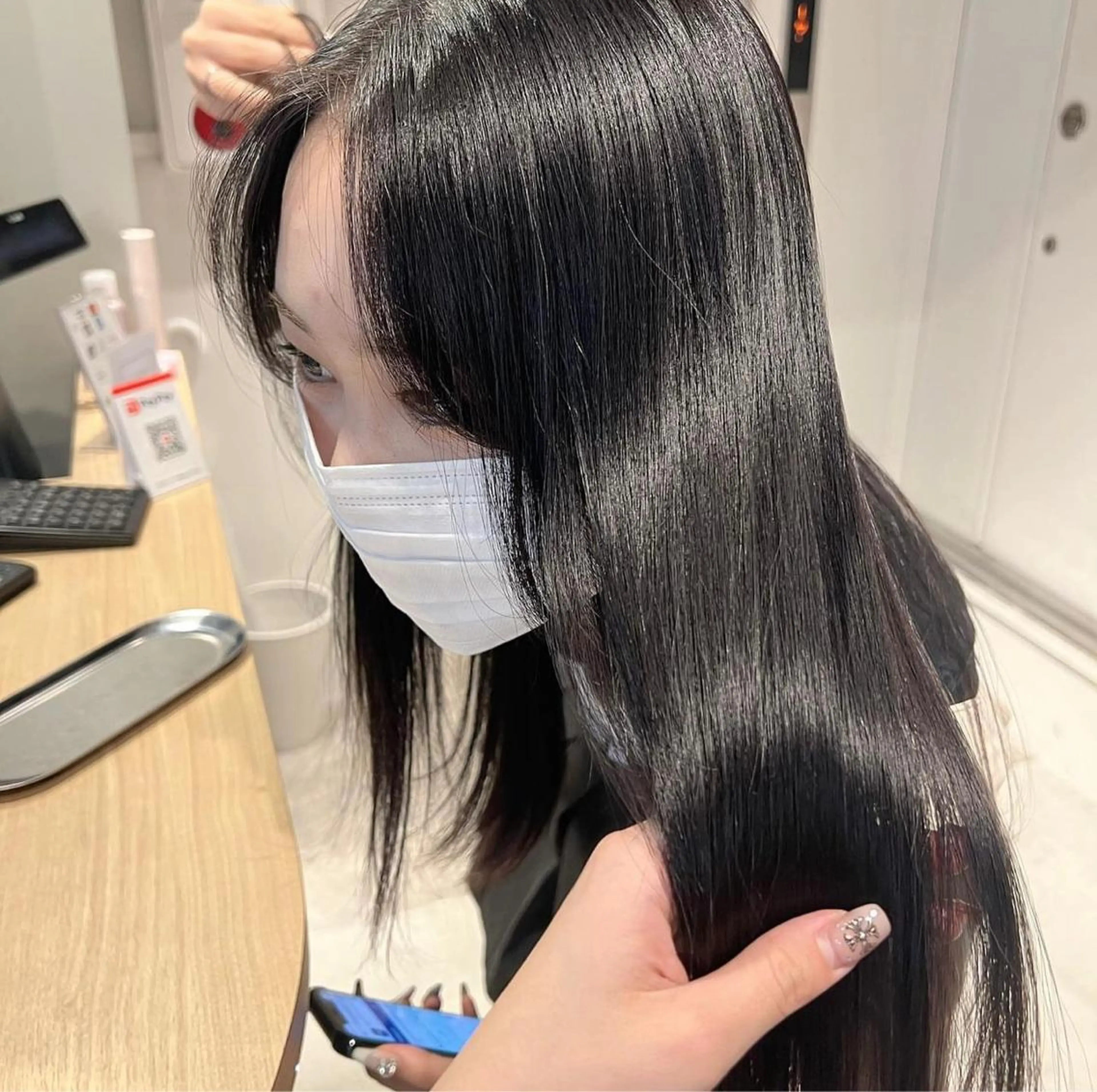 ロング カラー メンズ カット トリートメント リコ ハッシュカット 韓国レイヤーのヘアスタイル