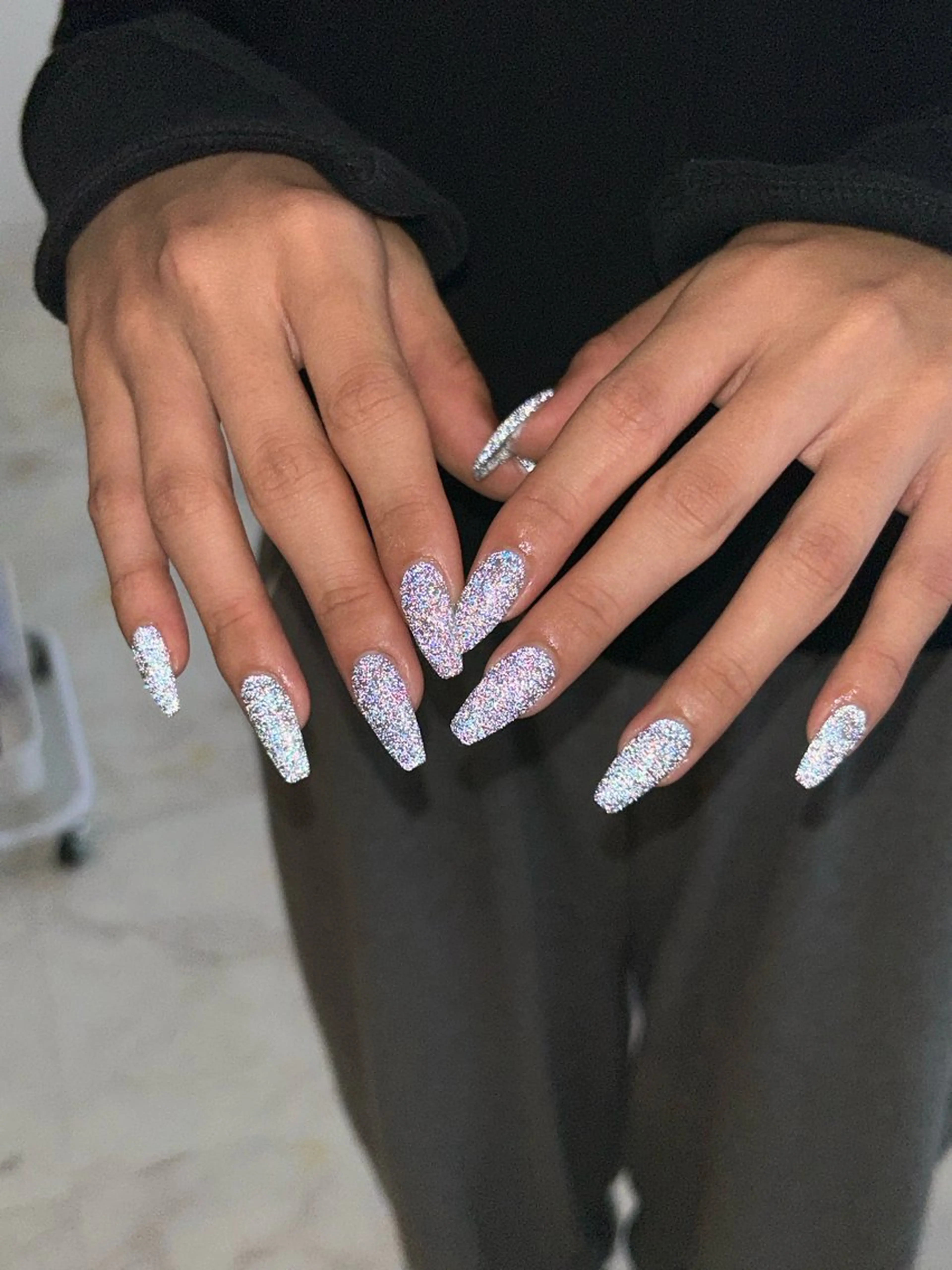 ネイル フラッシュネイル ワンカラーネイル siiセンター北 YURIのネイルデザイン