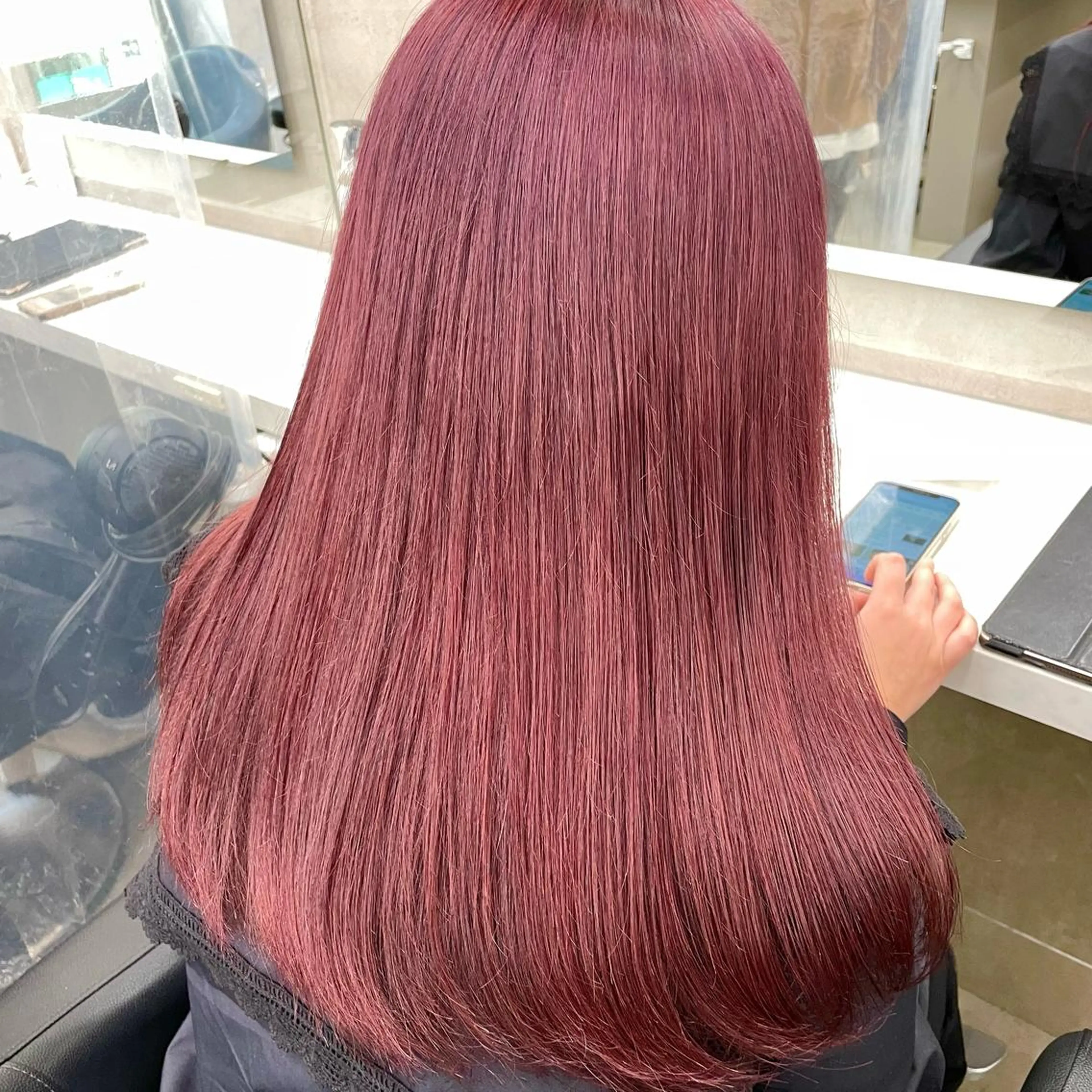 ミディアム カラー *モデル募集🤍横浜 透明感カラー🫧のヘアスタイル