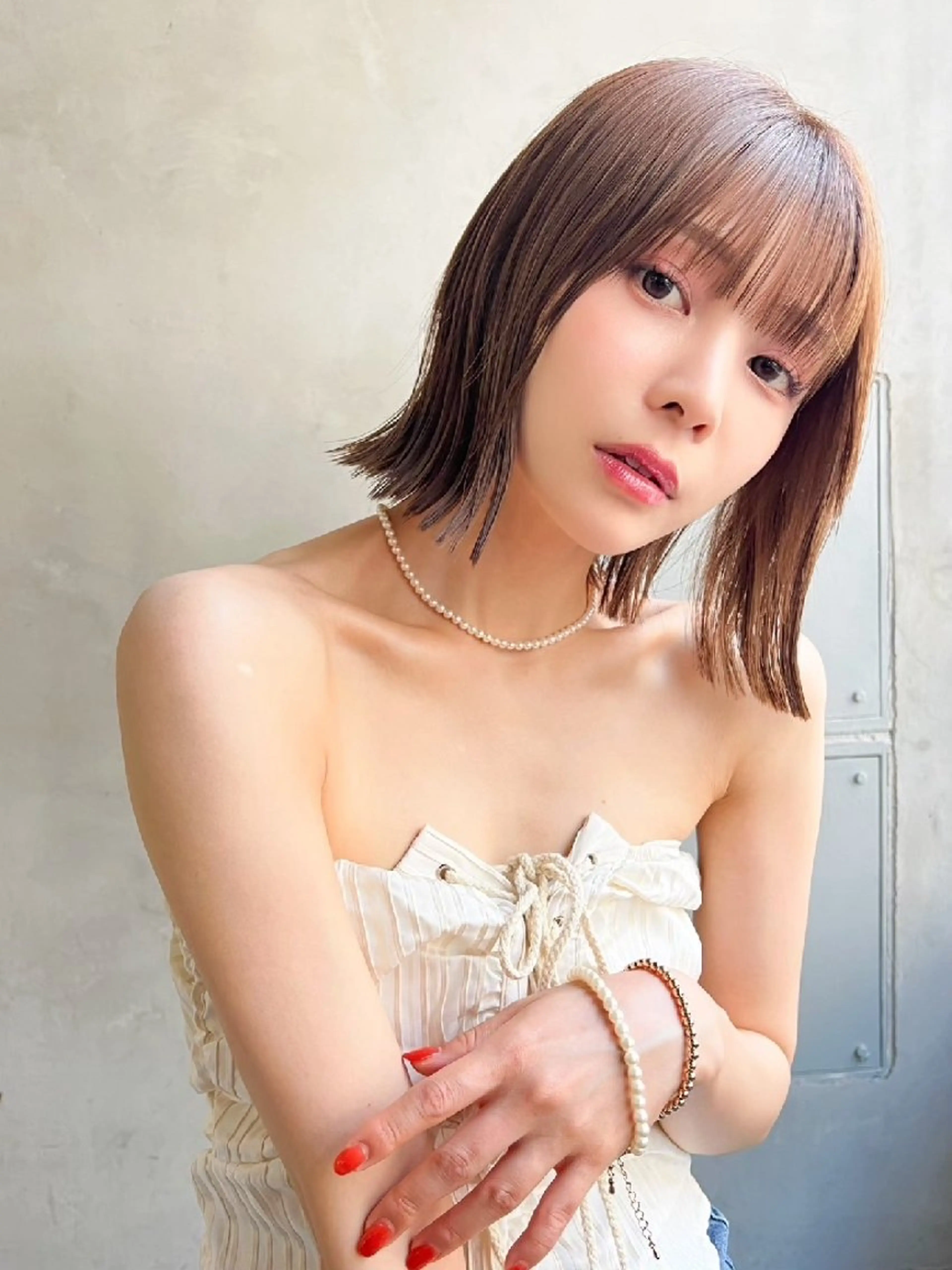 ミディアム カラー 【毛流れヘア】 人気No.1/ユウキのヘアスタイル