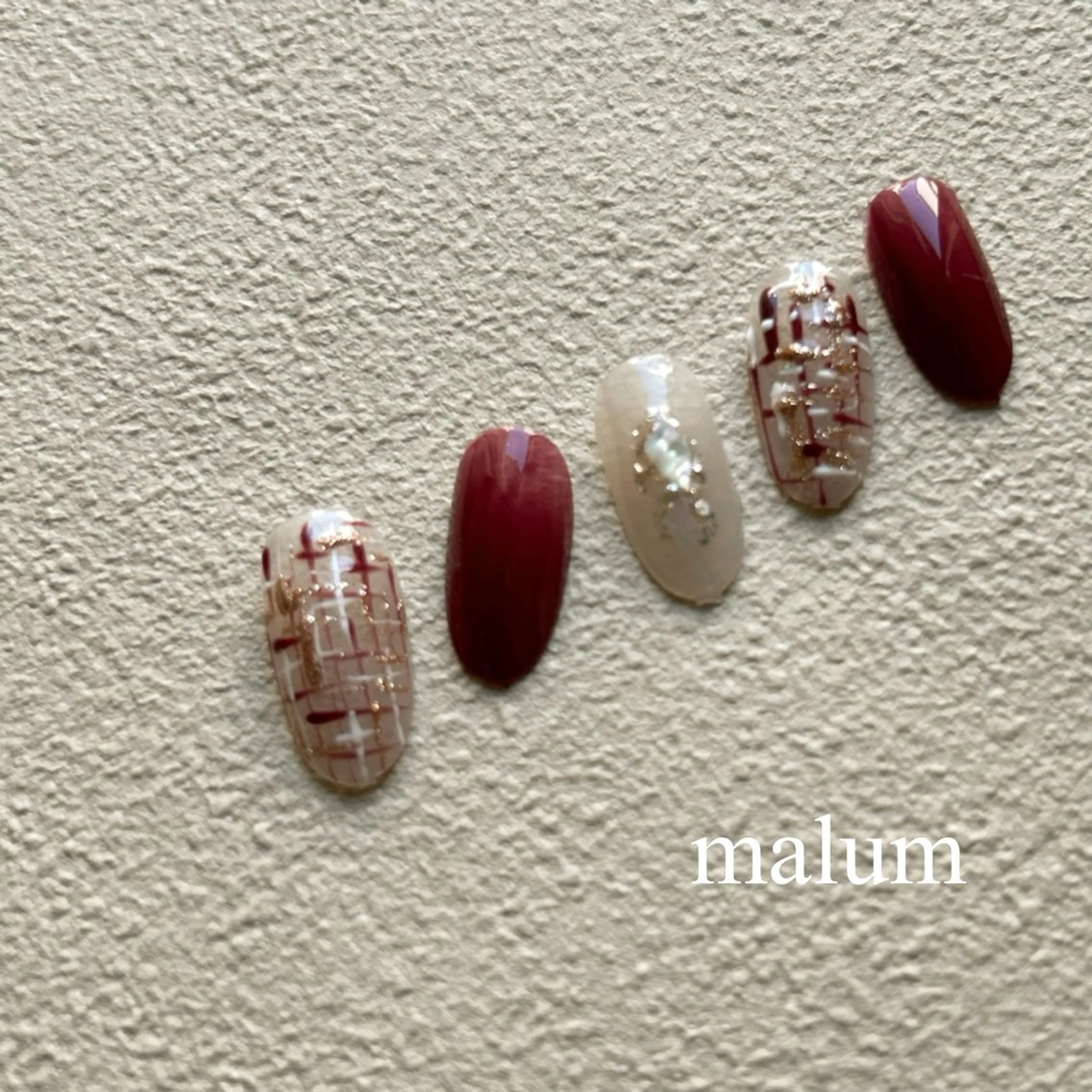 ネイル ハンドネイル malum nailのネイルデザイン