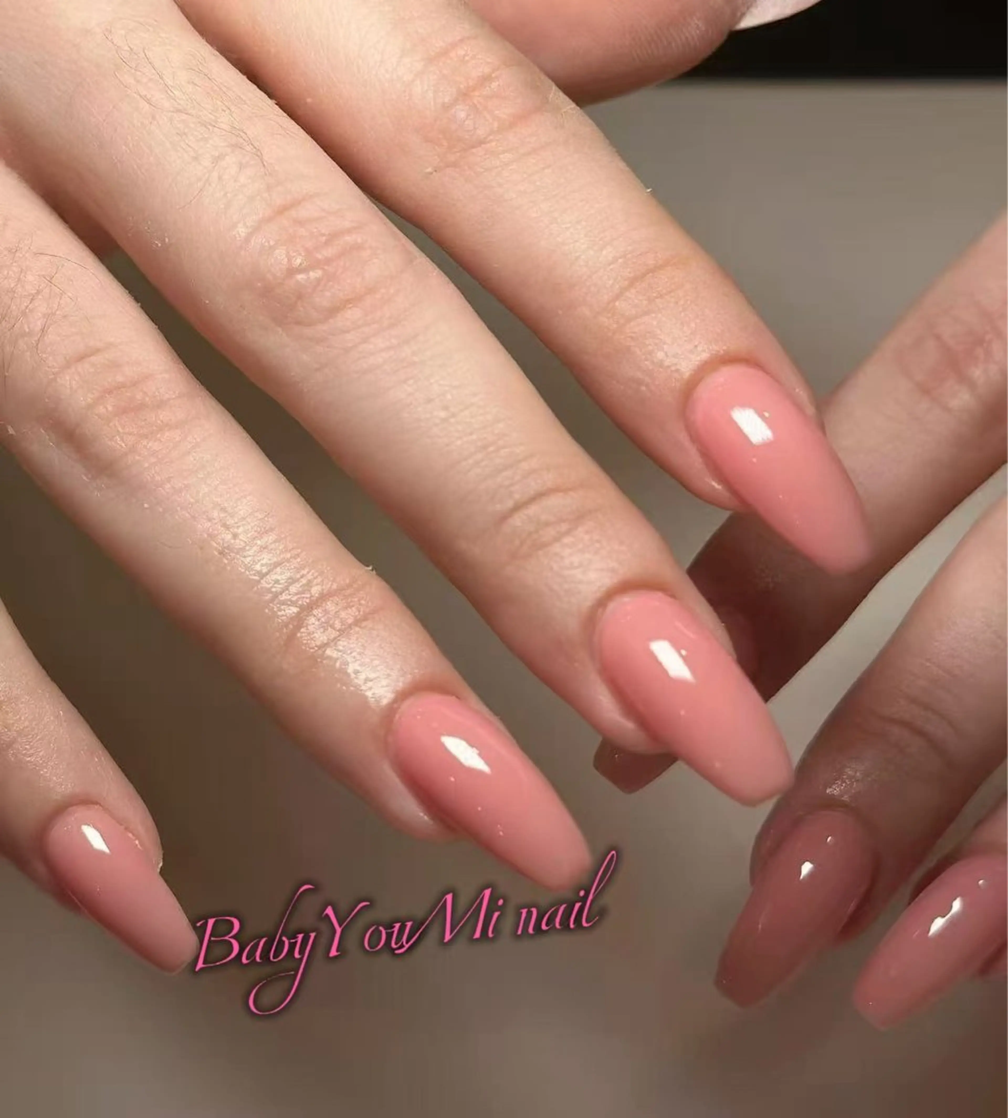 ネイル オーロラネイル フラワーネイル フットネイル フレンチネイル ジェルネイル ハンドネイル BabyYouMi nailのネイルデザイン