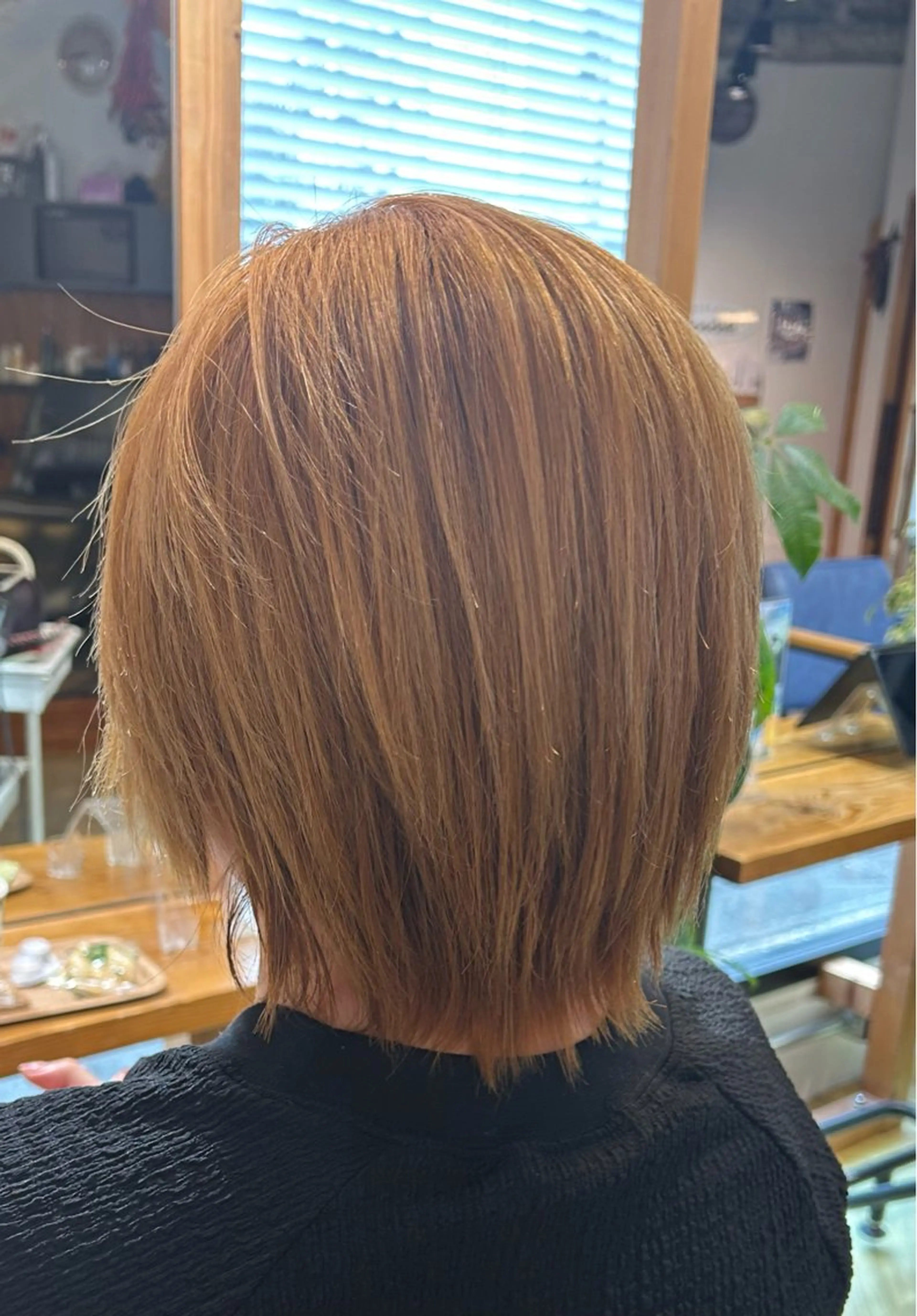 ショート 縮毛矯正 うる艶×韓国hair 💠明日香💠のヘアスタイル