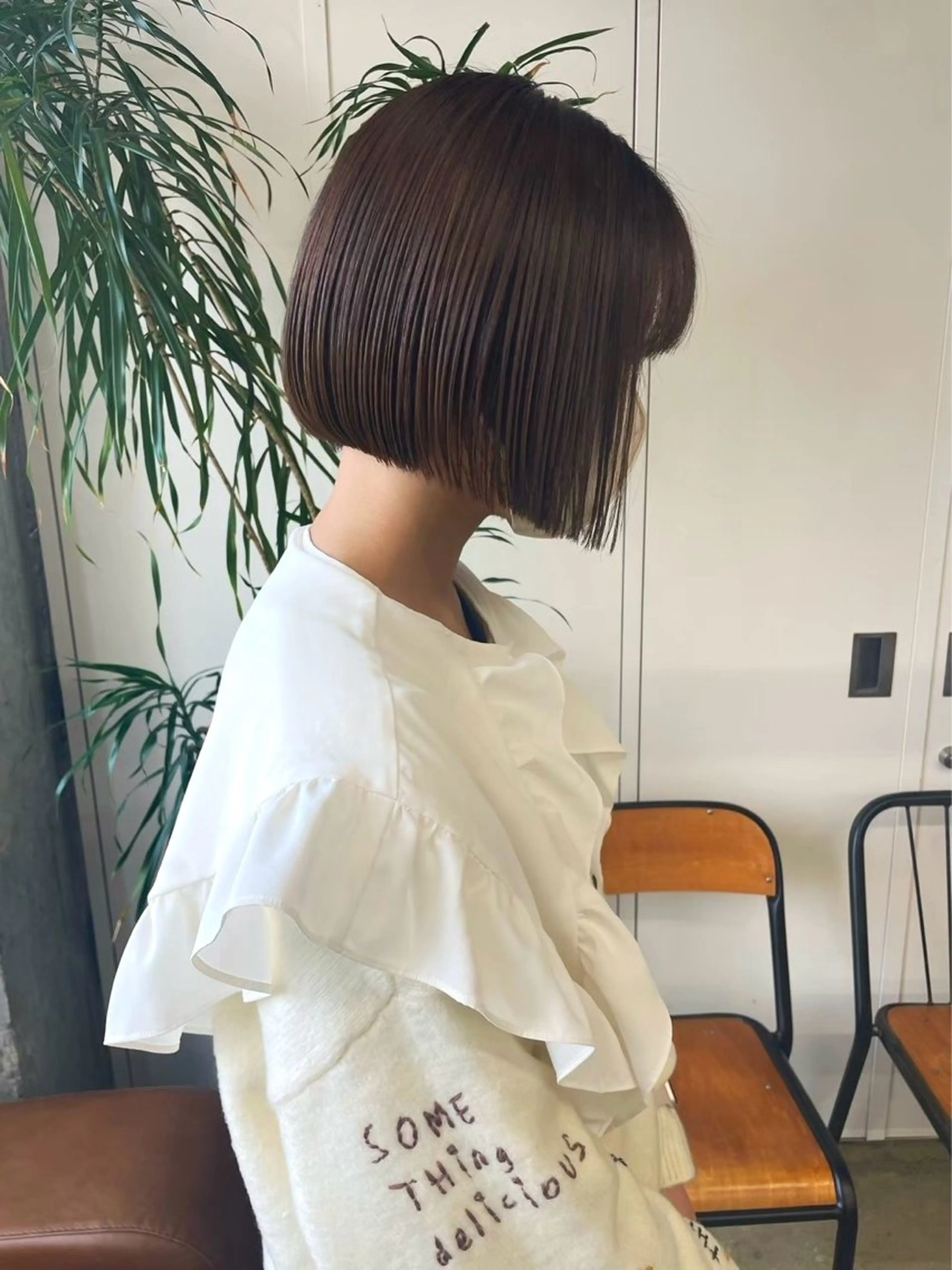 ミディアム ヘアカラー 伊藤ほのか/パーマ /酸性ストレートのヘアスタイル