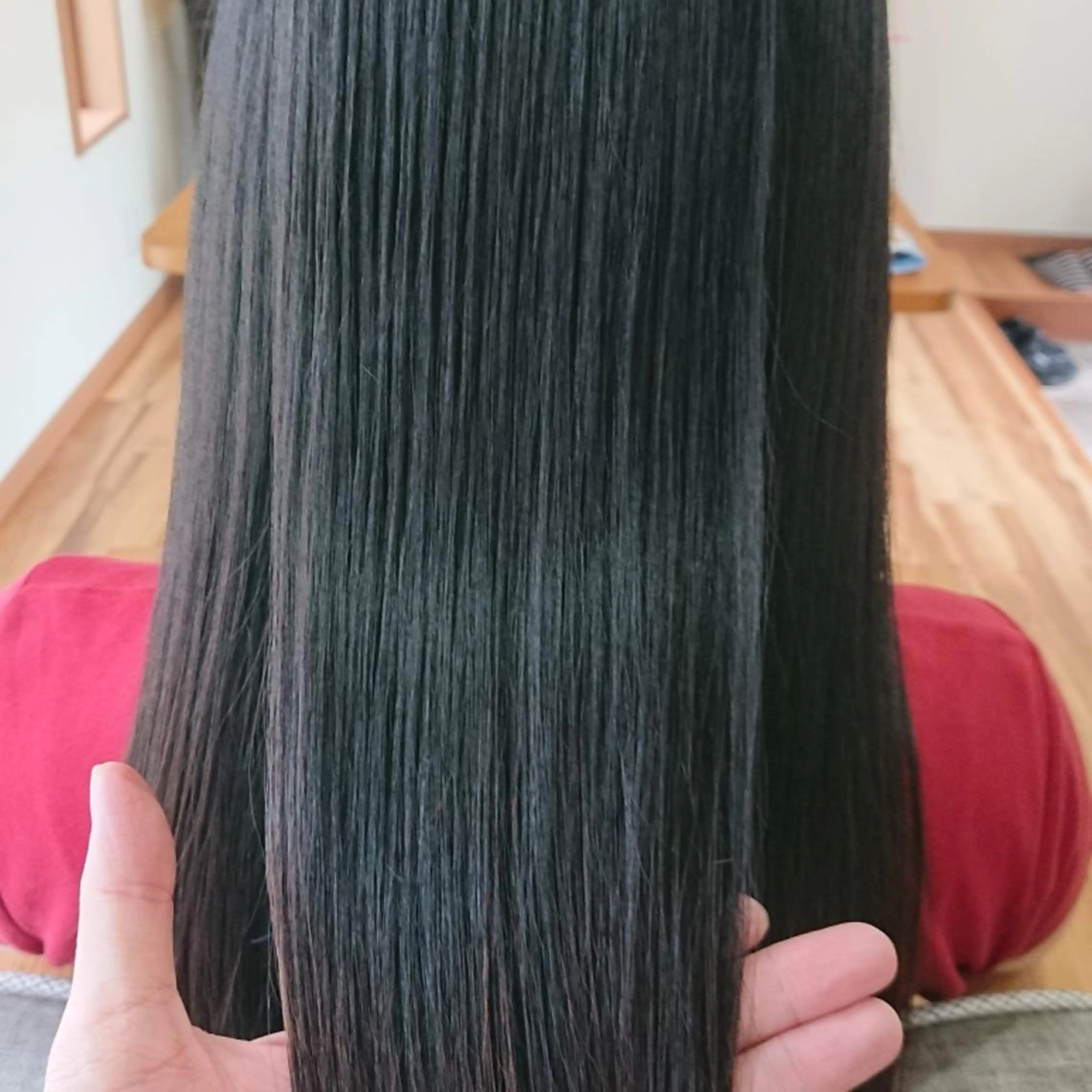 セミロング 髪質改善 縮毛矯正 crea   芦田 武栄のヘアスタイル