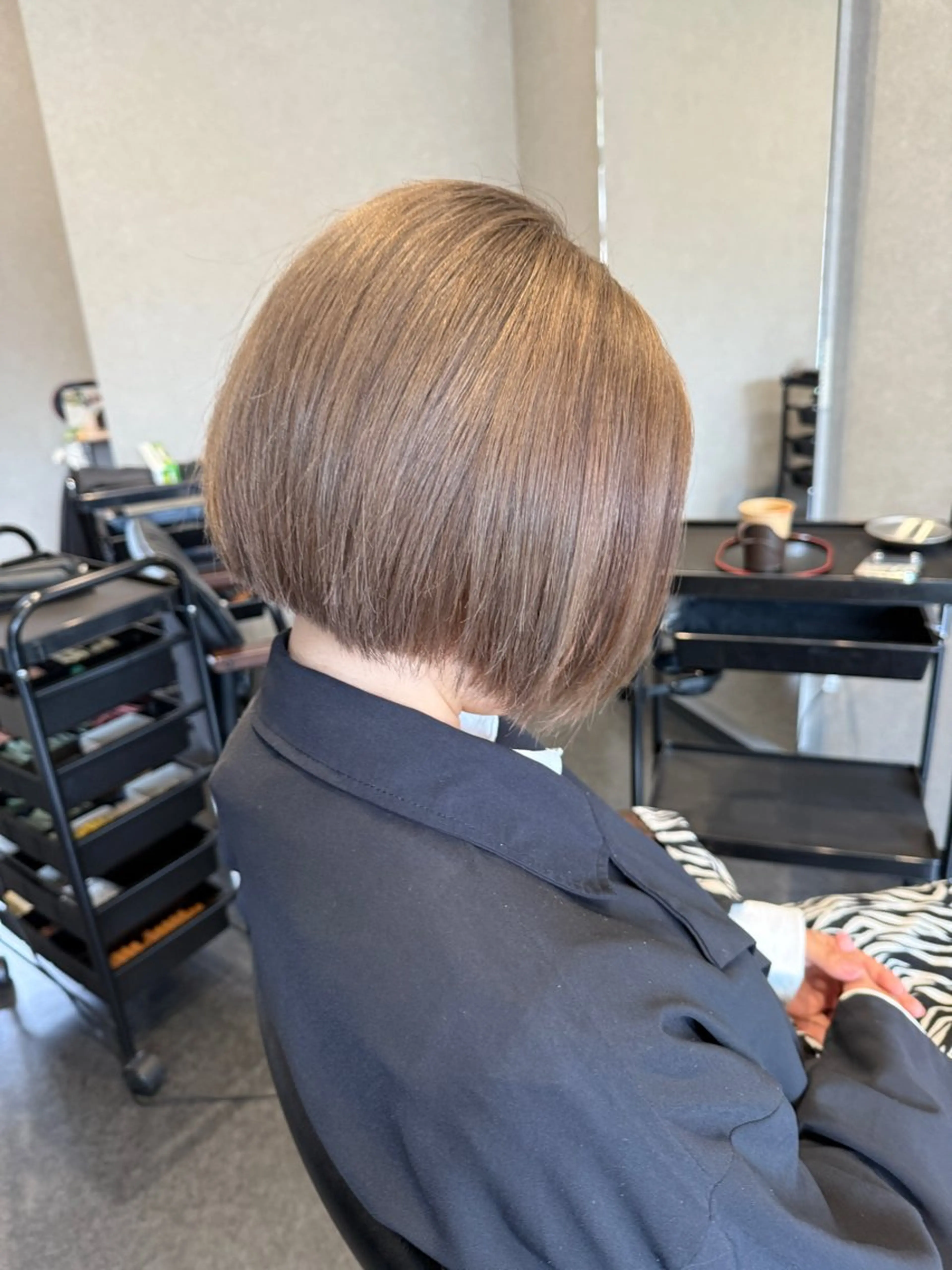 ショート ボブ 髪質改善⚡️カラー 🍀武久 誠🍀のヘアスタイル