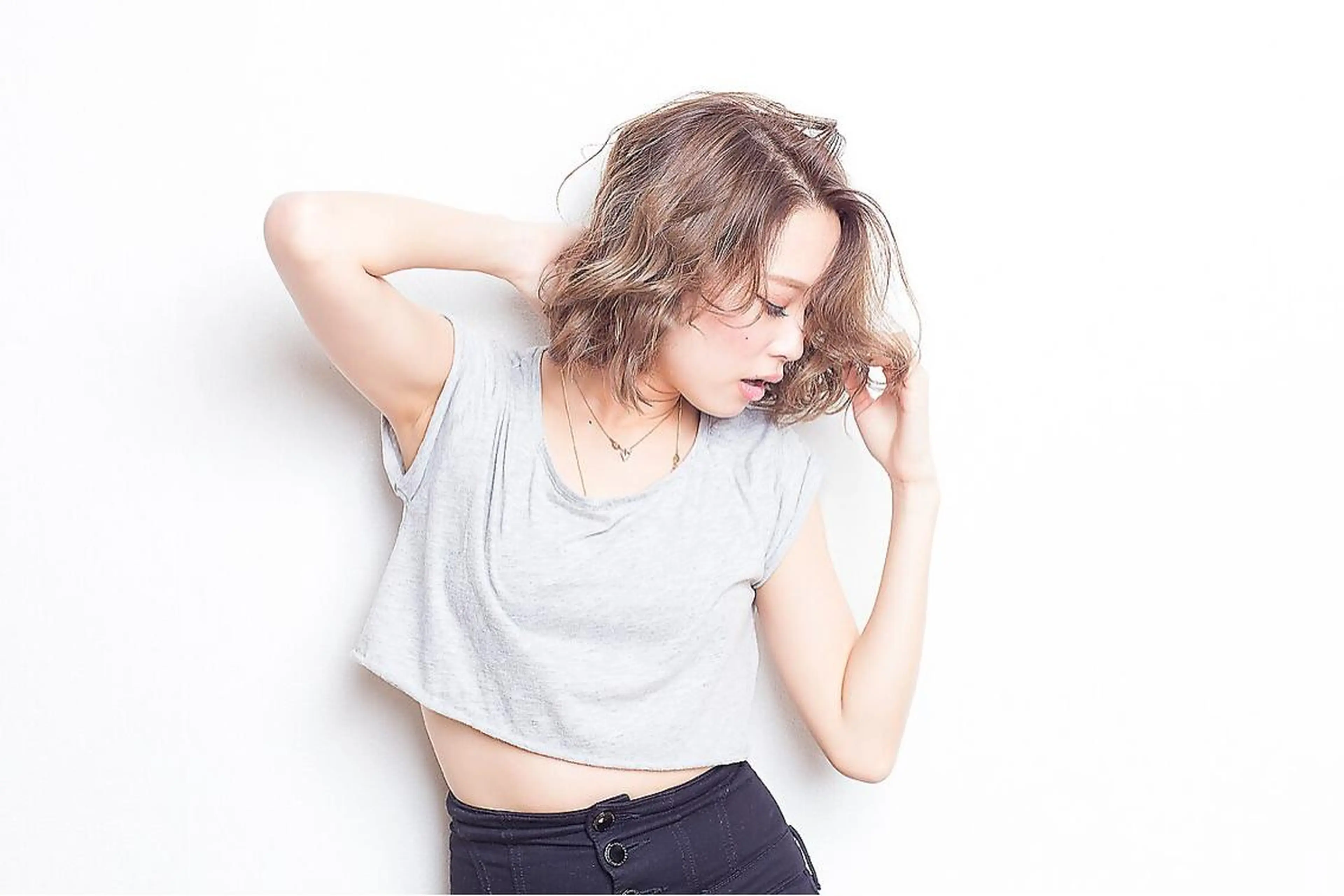 ミディアム 【NEW✨】店長‪✄ 杉本亮太のヘアスタイル