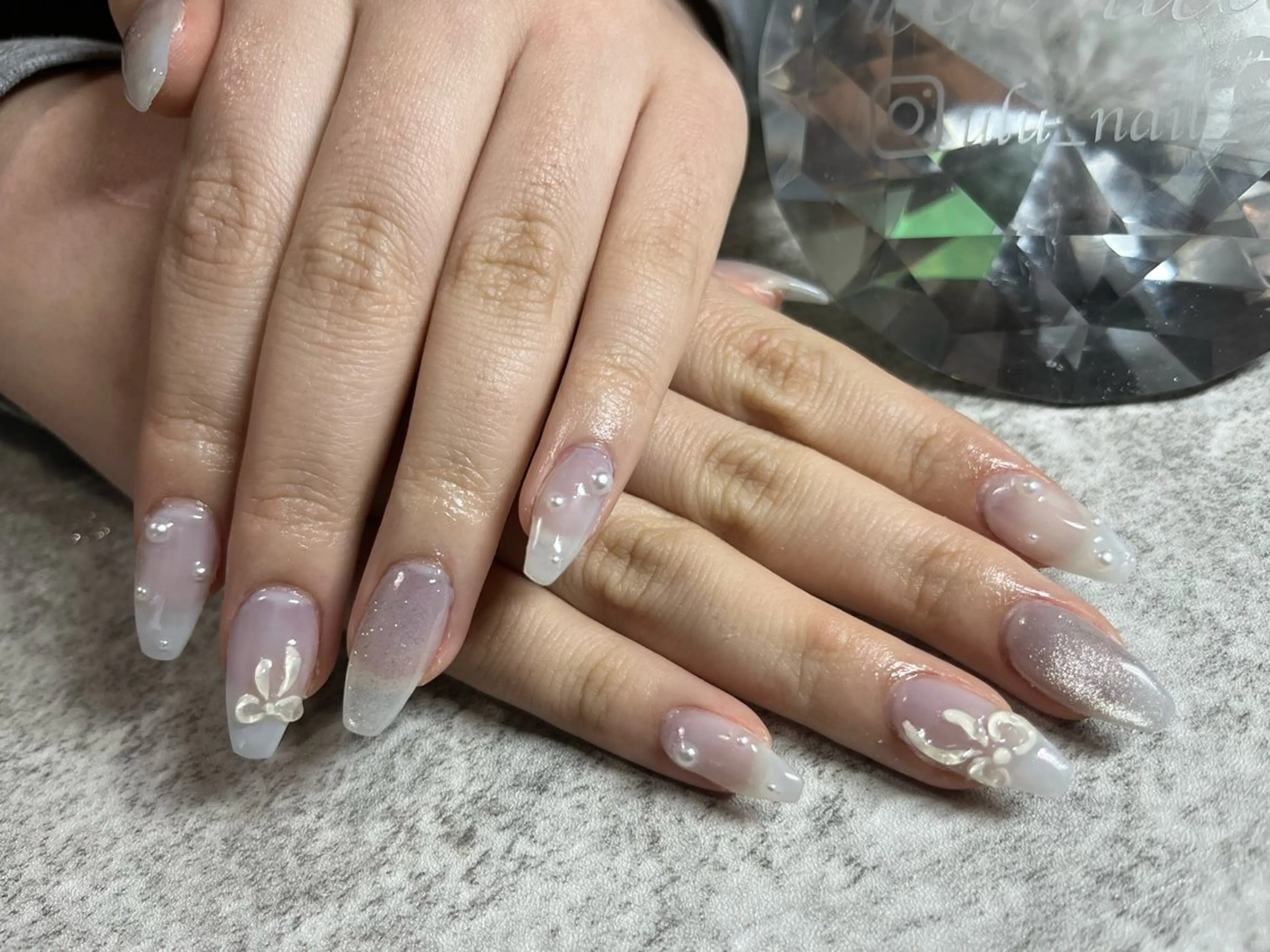 ネイル 持ち込み ネイルチップ 佐野 愛美のネイルデザイン