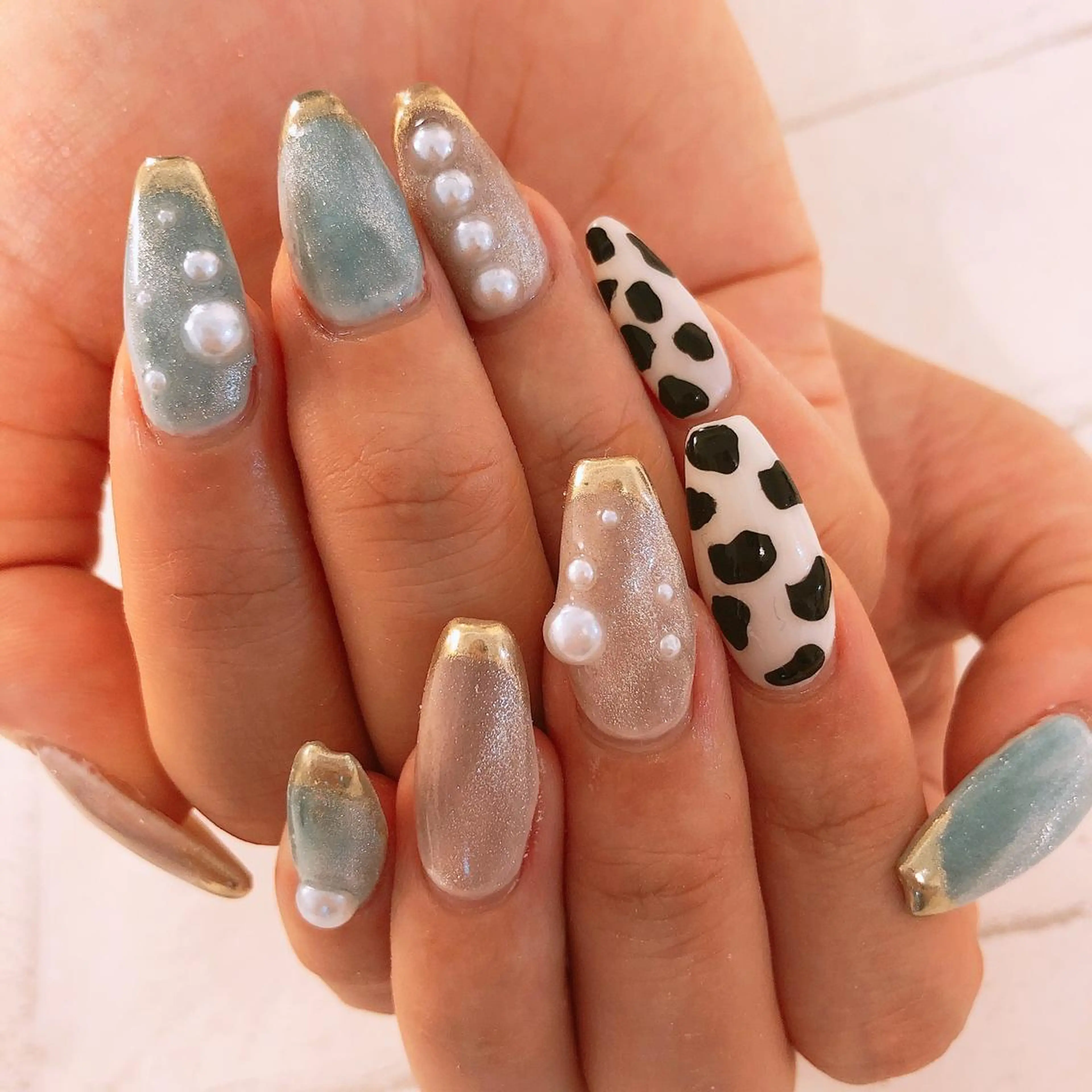 ネイル マグネットネイル ミラーネイル ニュアンスネイル スカルプネイル ono megumiのネイルデザイン