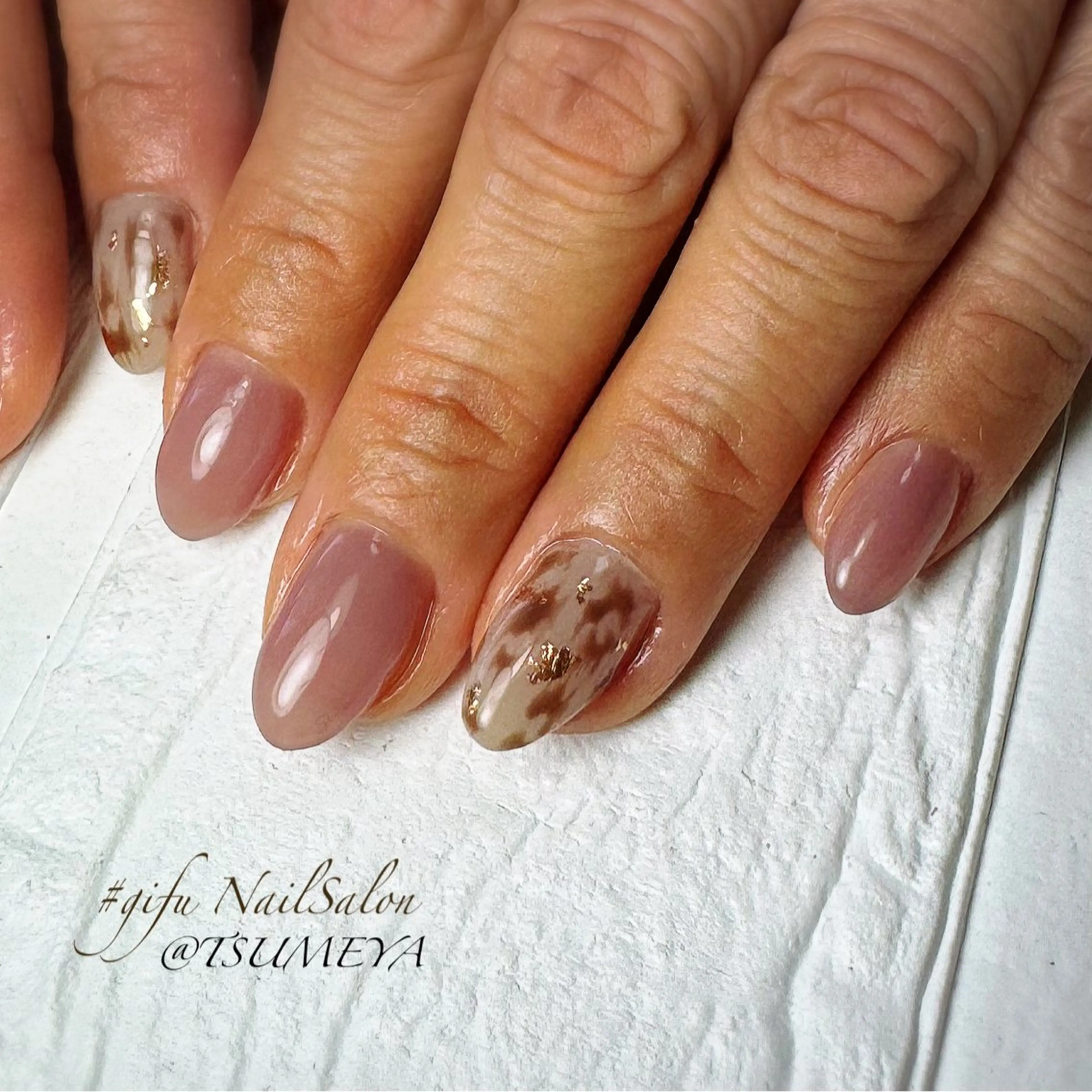 ミディアム TSUMEYA KONのネイルデザイン