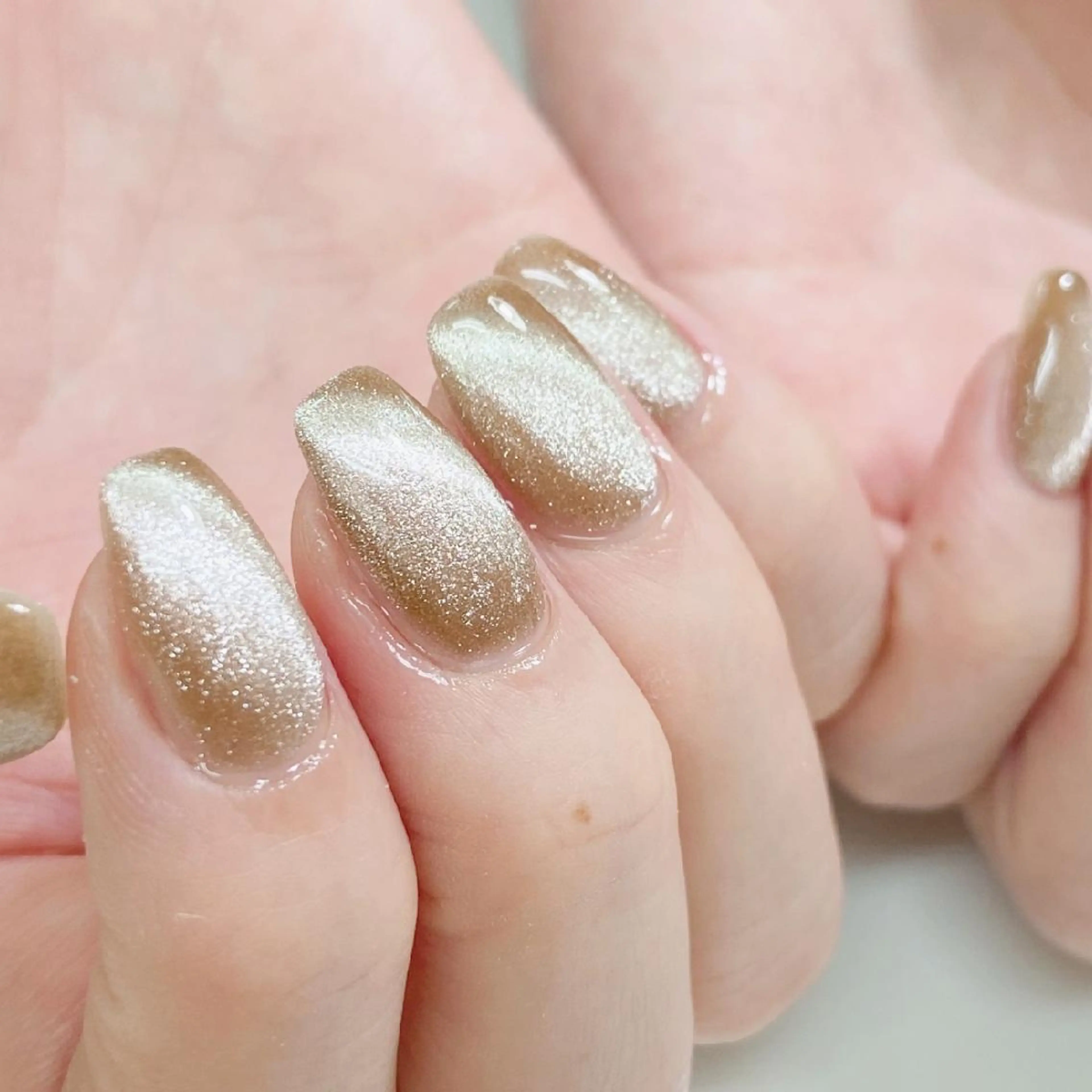 ネイル グラデーション マグネットネイル nail salon Lumièreのネイルデザイン