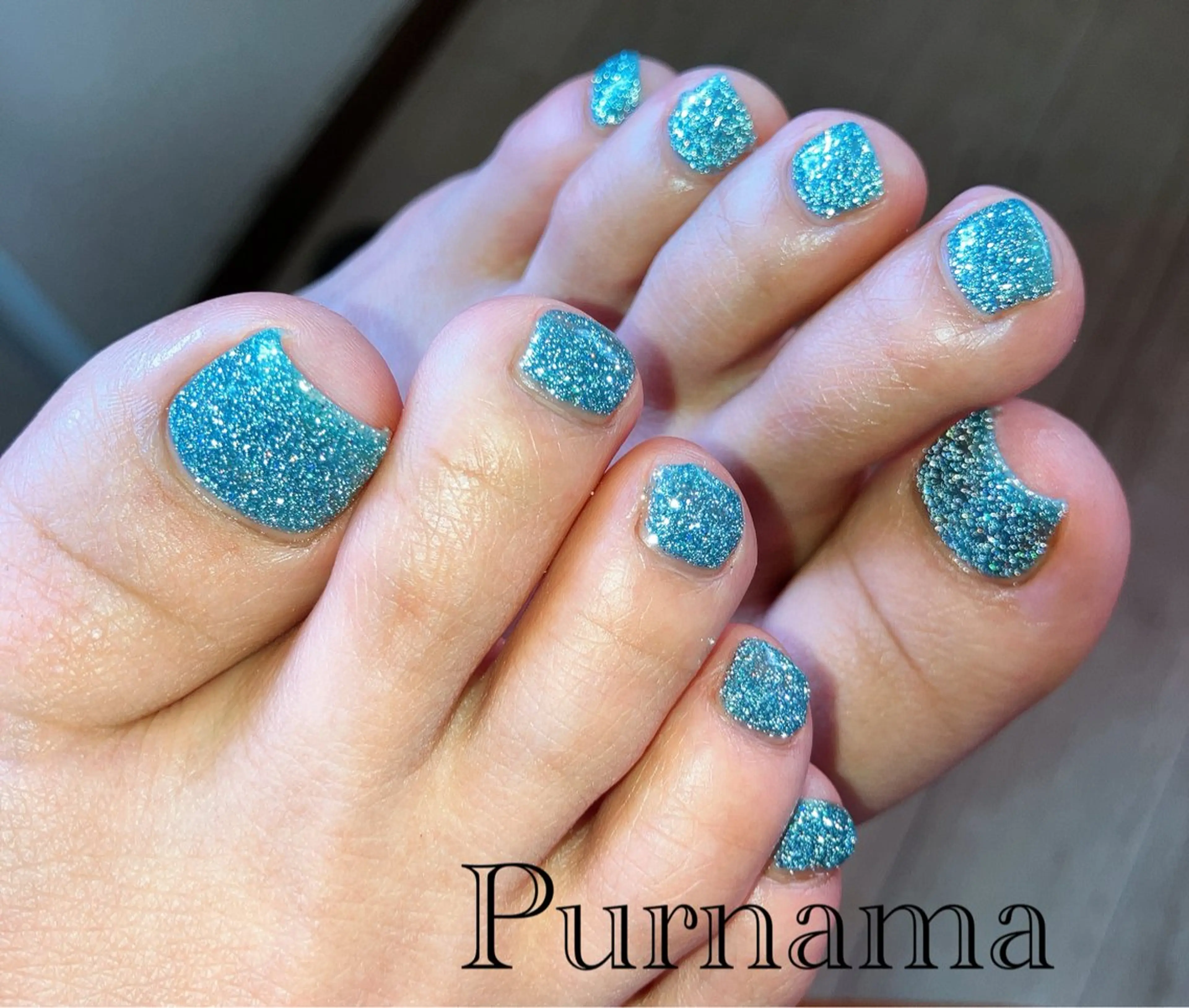 ネイル フラッシュネイル フットネイル Purnama あきのネイルデザイン