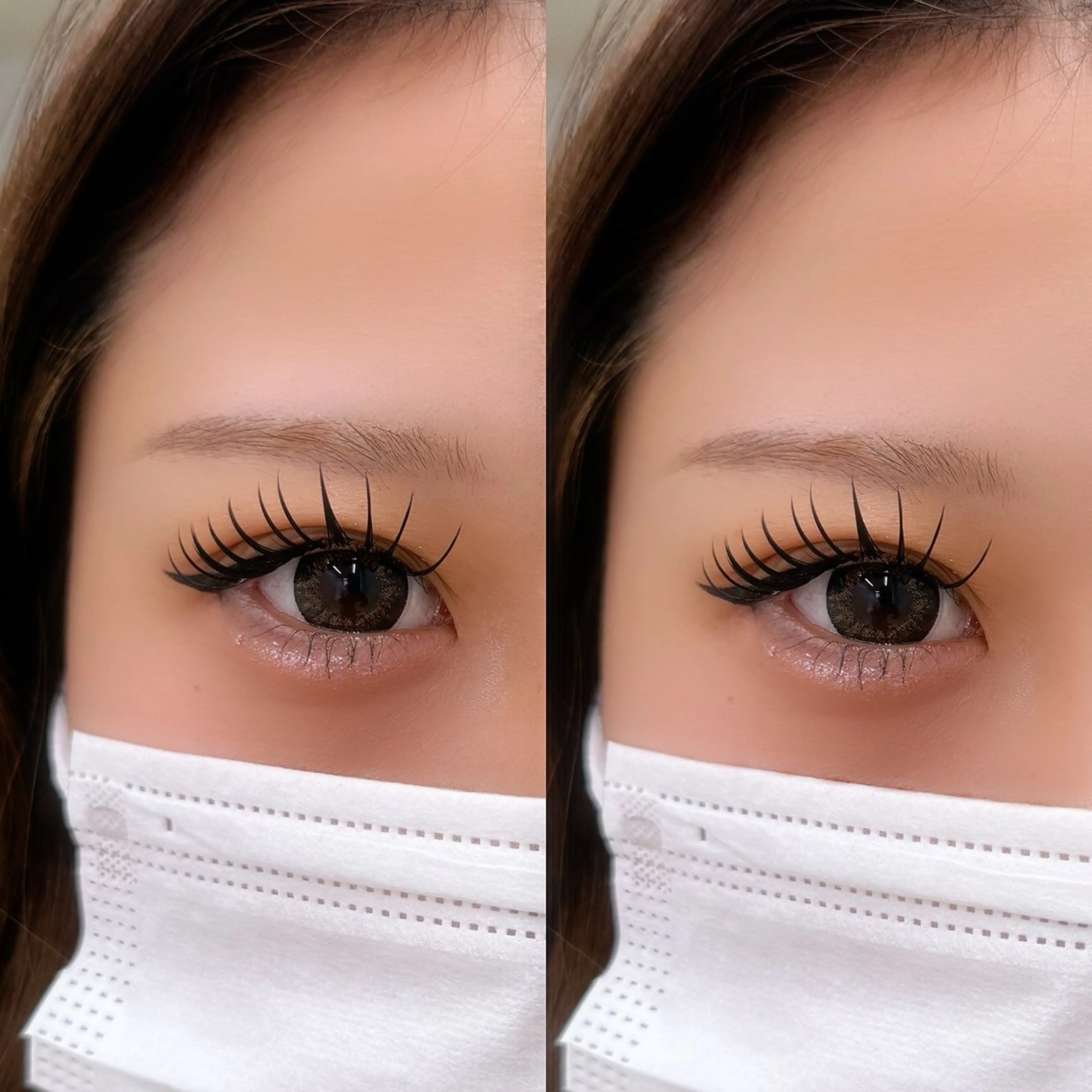 LEDエクステ【両目120本】＋&healthy（パーマ）🍒強めカールでも根元下がりやすい方おすすめ🔥の写真