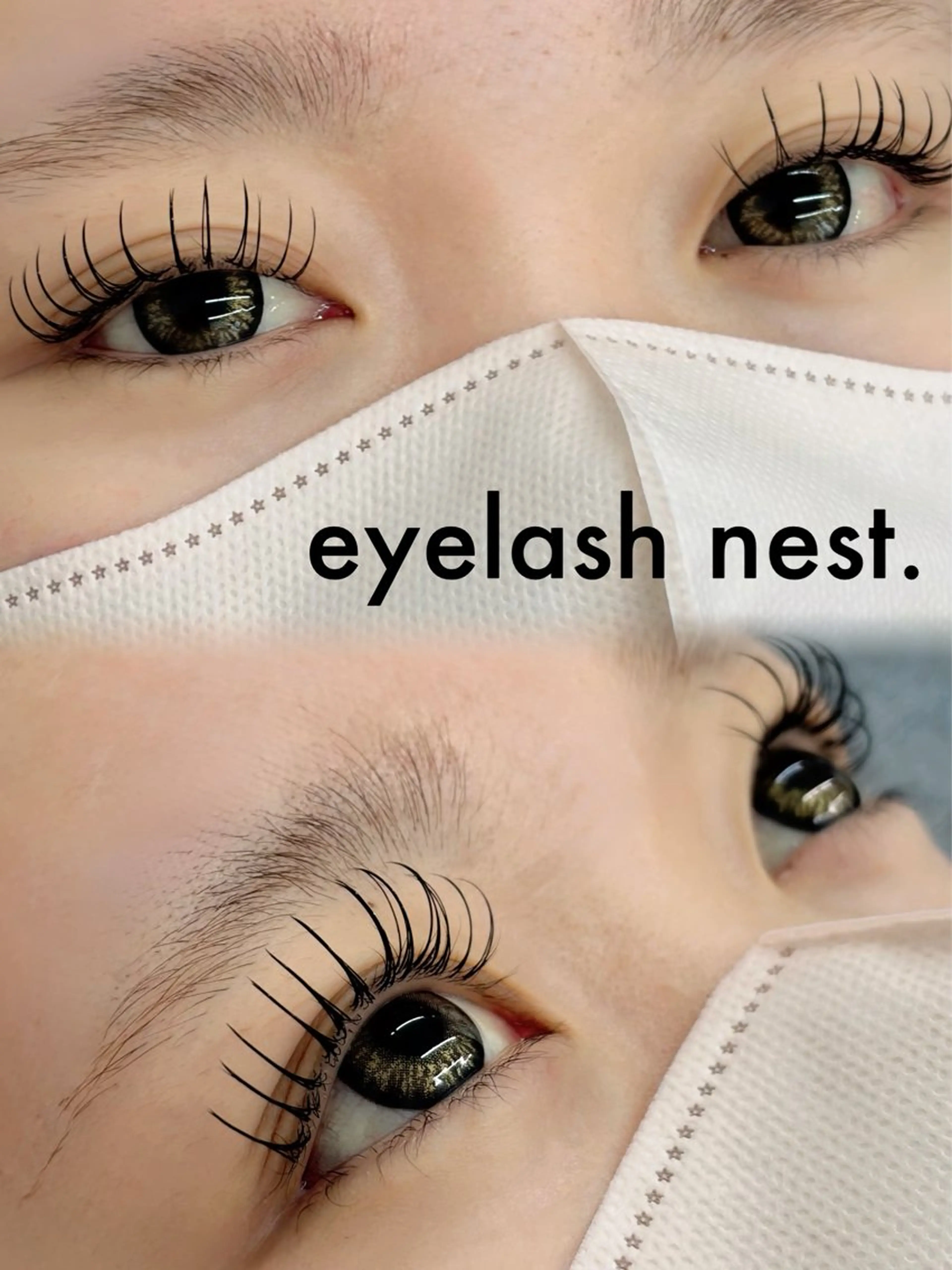 マツエク・マツパ フラットラッシュ 🤍nest. エリ🤍のマツエク・マツパデザイン