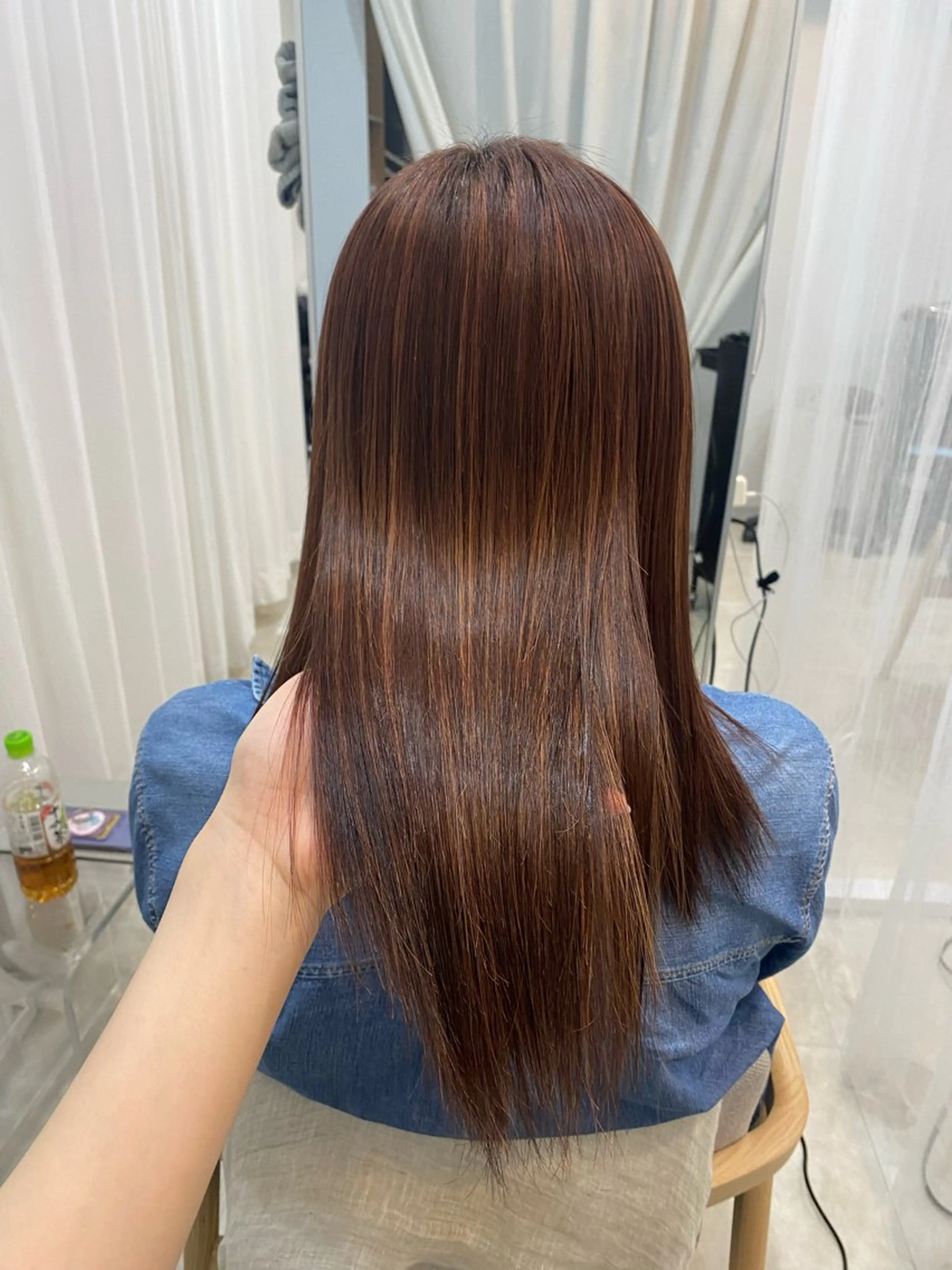 カラー ハイライトカラー 谷川 李奈のヘアスタイル