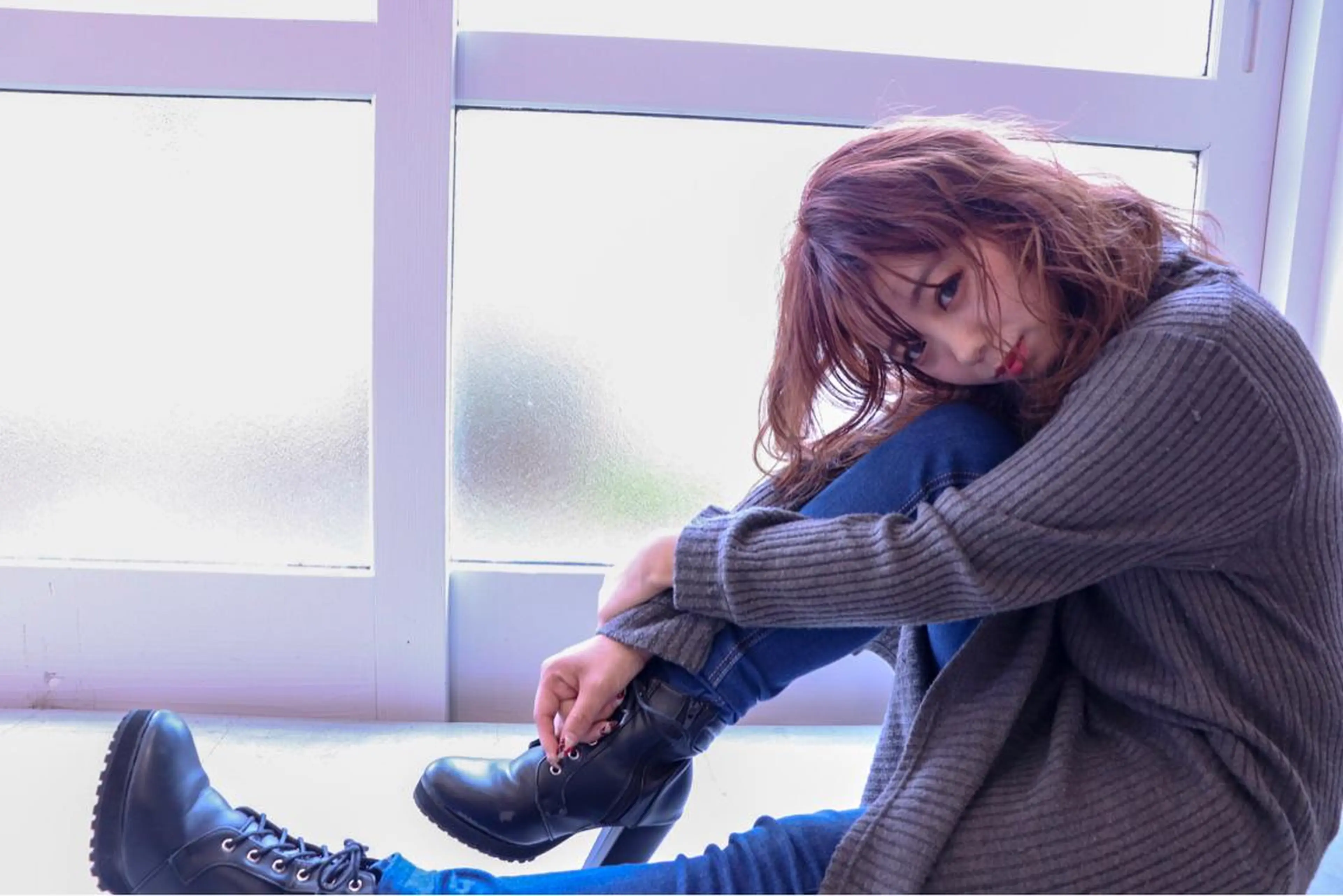 カラー mu ku.のヘアスタイル