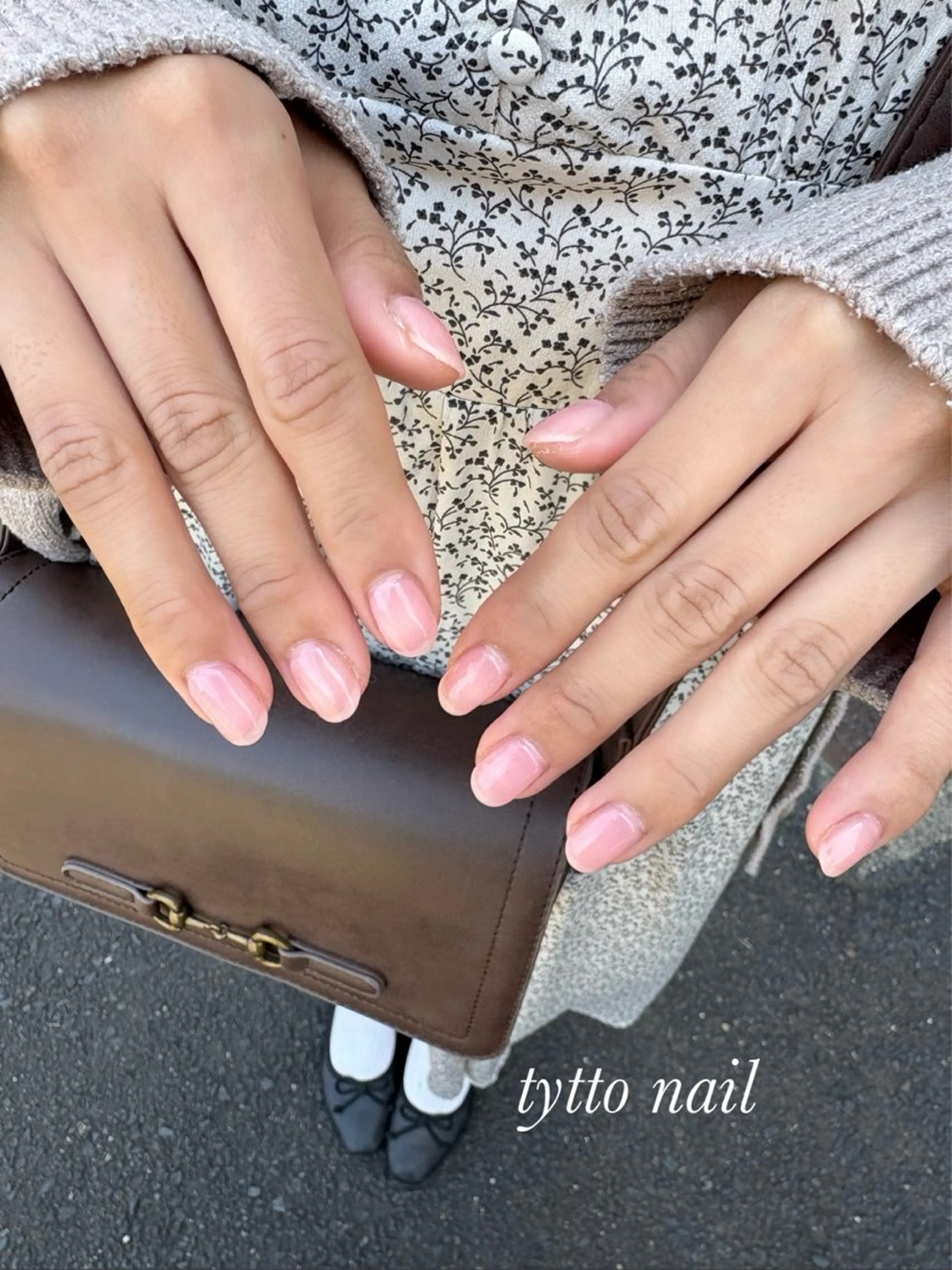 ネイル オフィスネイル ワンカラーネイル ピンク ショートネイル シンプルネイル ハンドネイル tytto nail ❤︎‪‪eri‪‪のネイルデザイン
