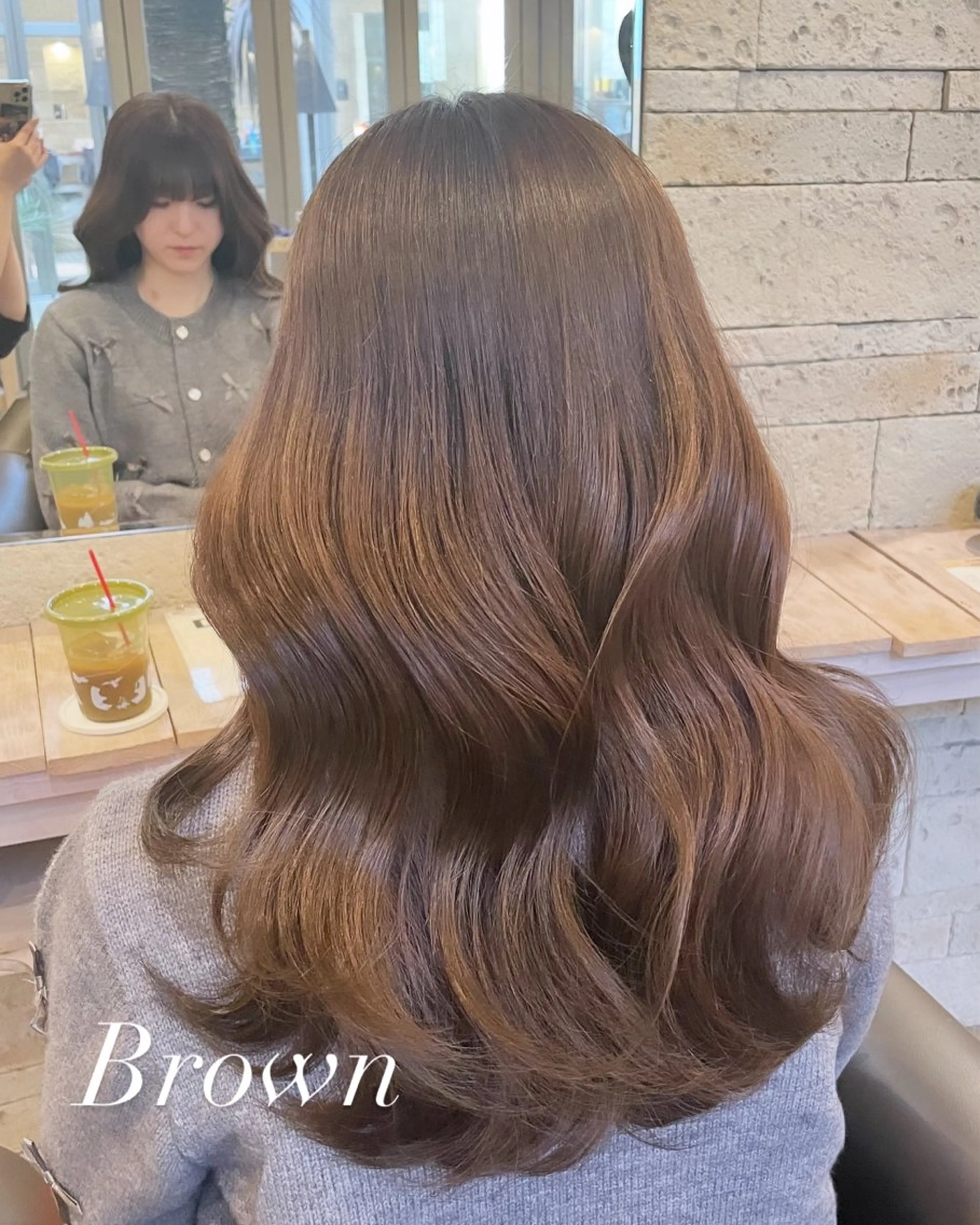 セミロング カット ヘアカラー 木村 一葵のヘアスタイル