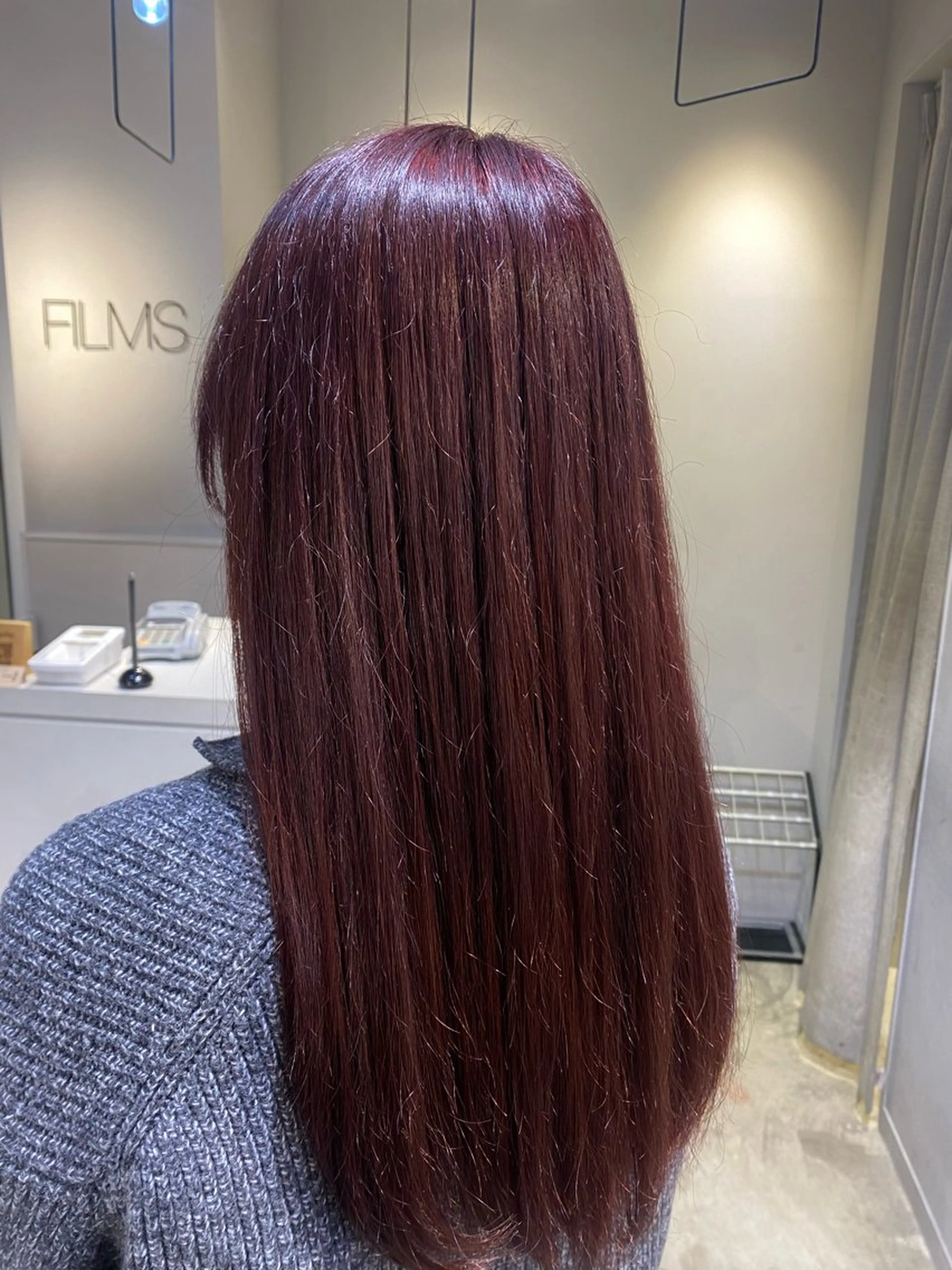 カラー カットモデル FILMSりくのヘアスタイル