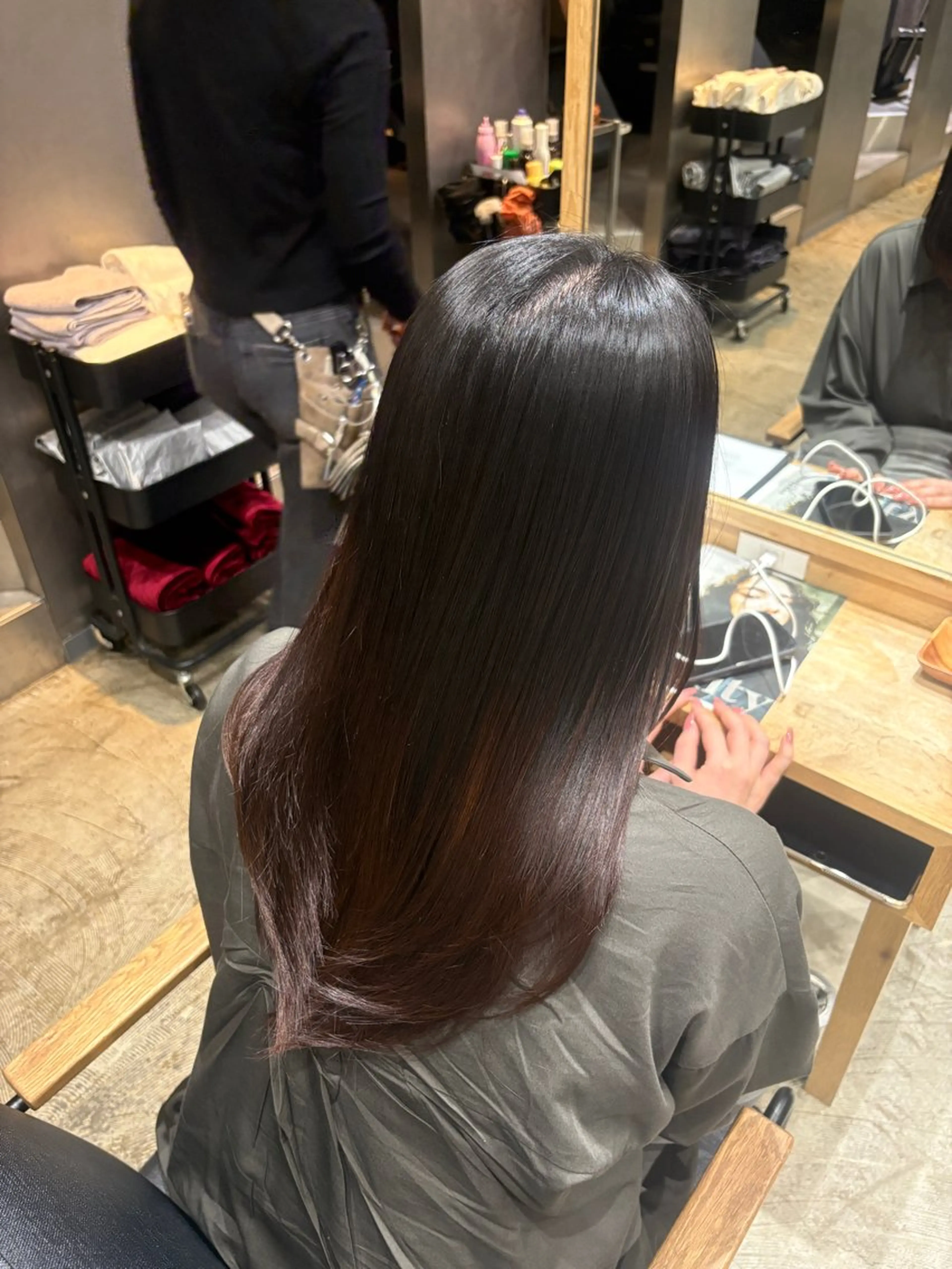 ロング パーマ Inity心斎橋/ クルミのヘアスタイル