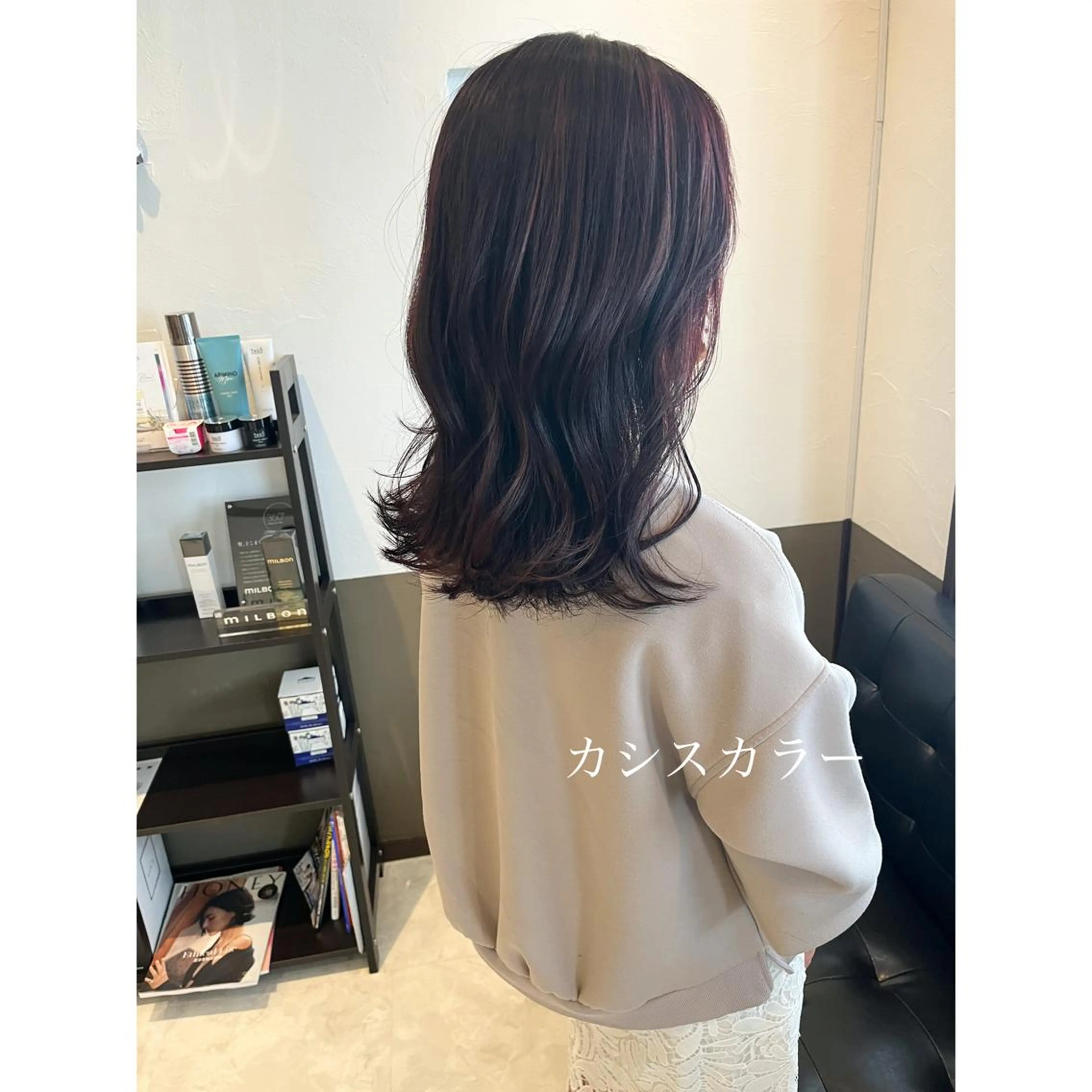 ミディアム カラー 坂井田 浩樹のヘアスタイル