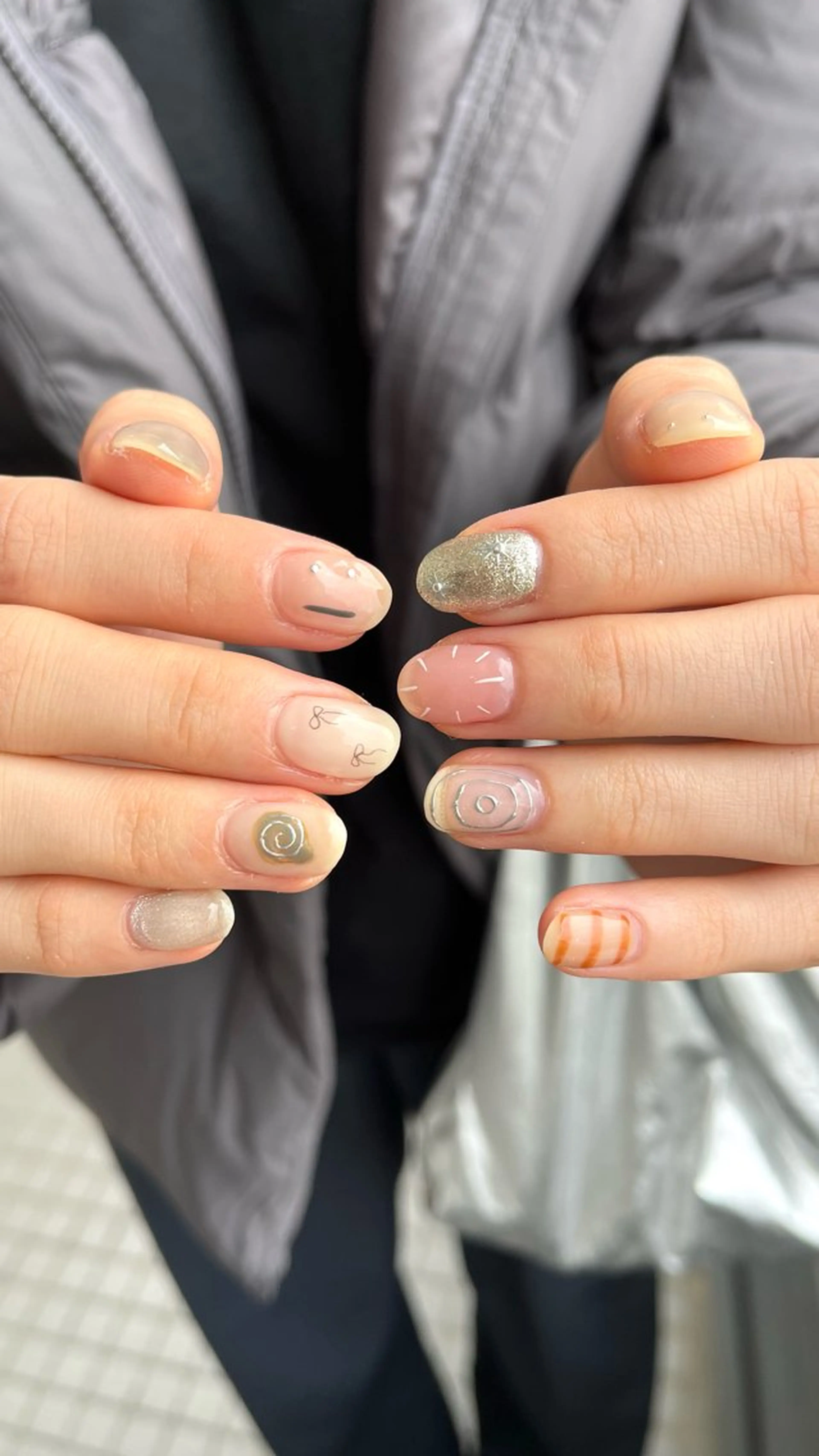 ネイル 🤎Two ERI🤎のネイルデザイン