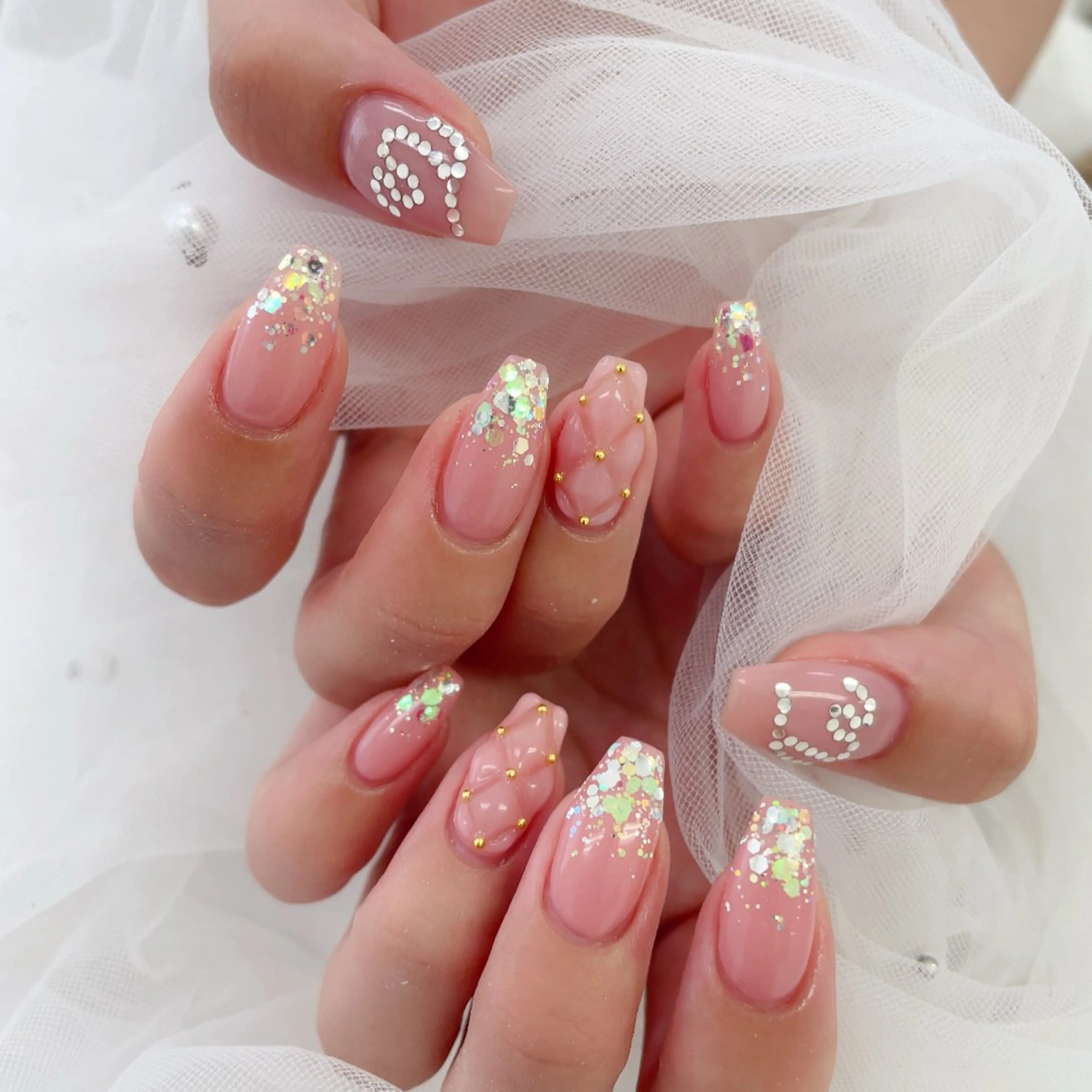 セミロング ハンドネイル CHOnail 道玄坂のネイルデザイン