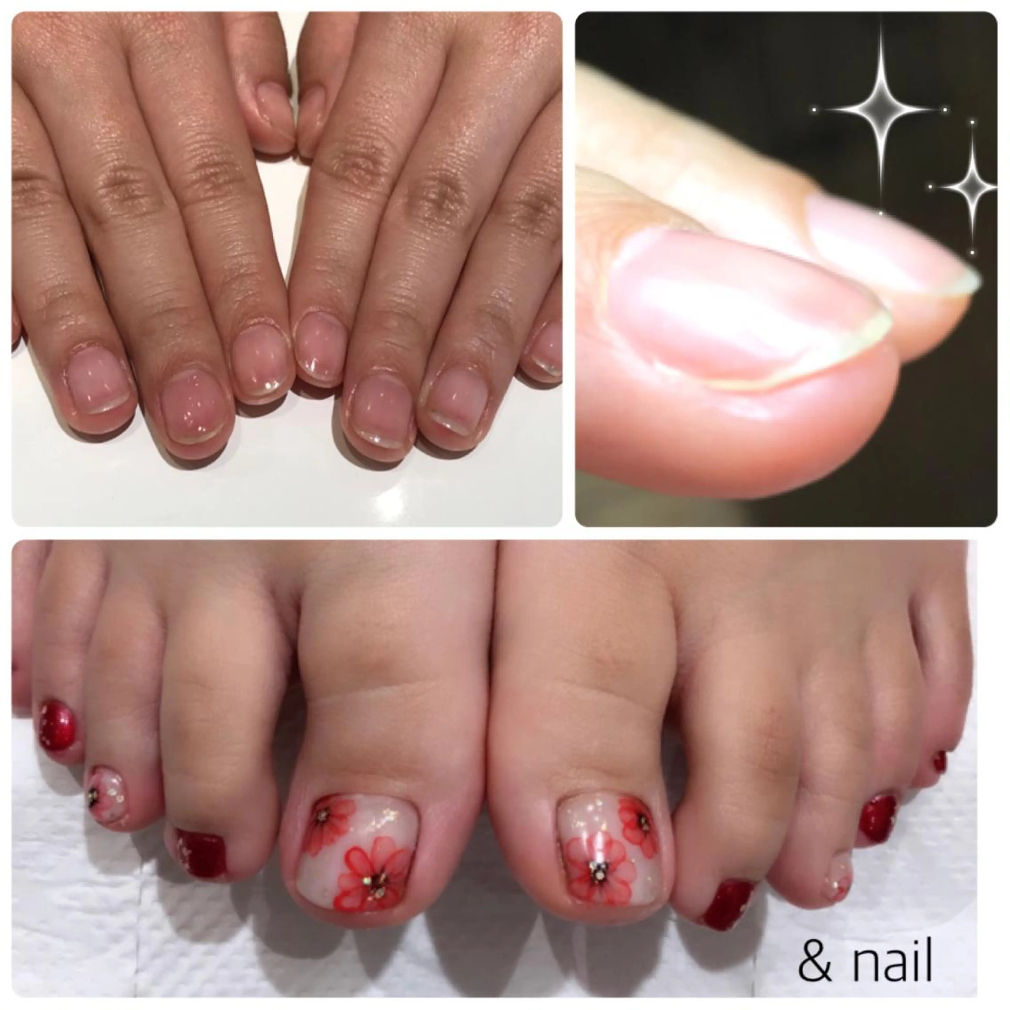 ネイル フットネイル ジェルネイル & nail なみざきのネイルデザイン
