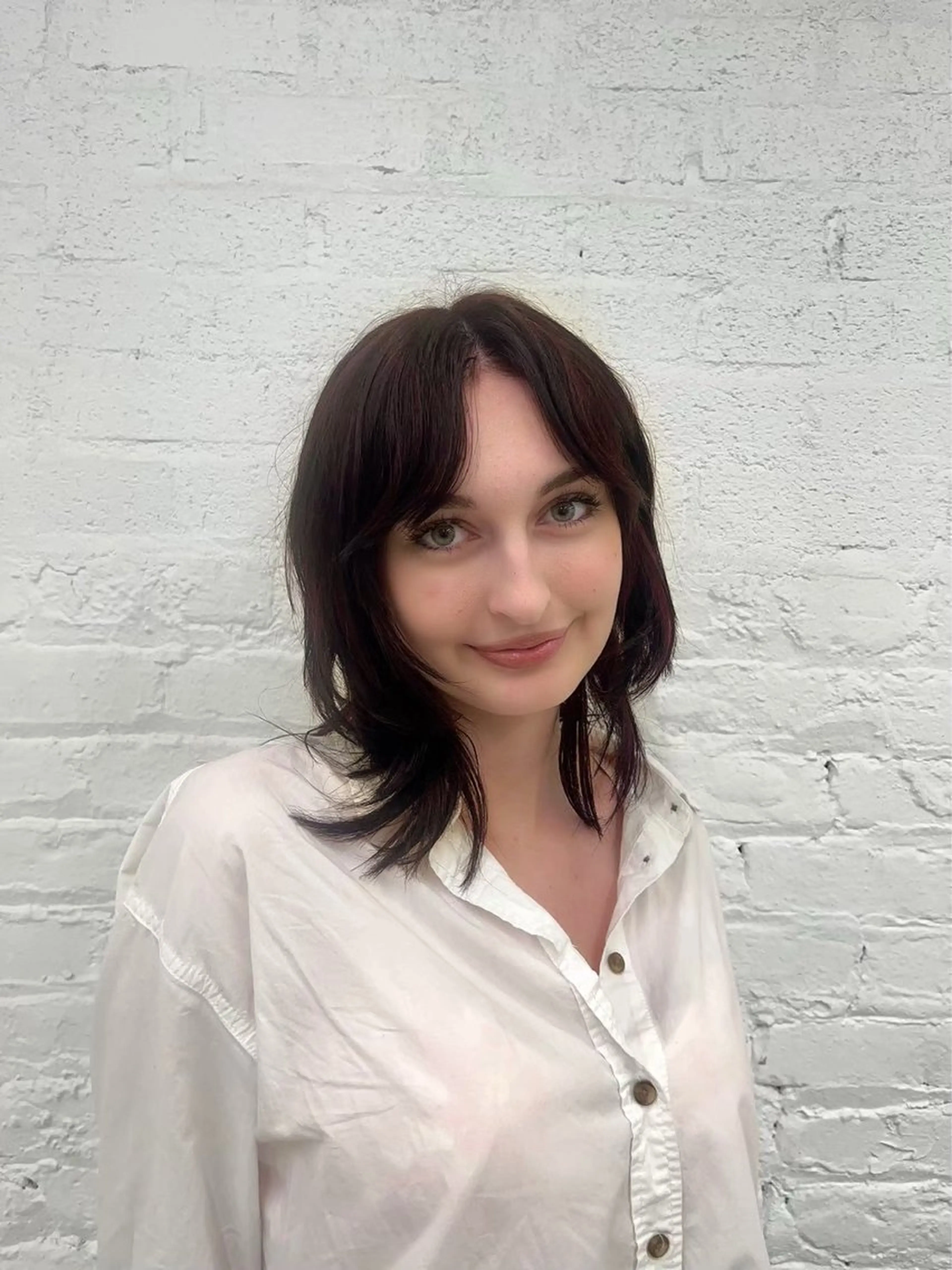 ミディアム カラー ヘアアレンジ 渡邉 舞のヘアスタイル