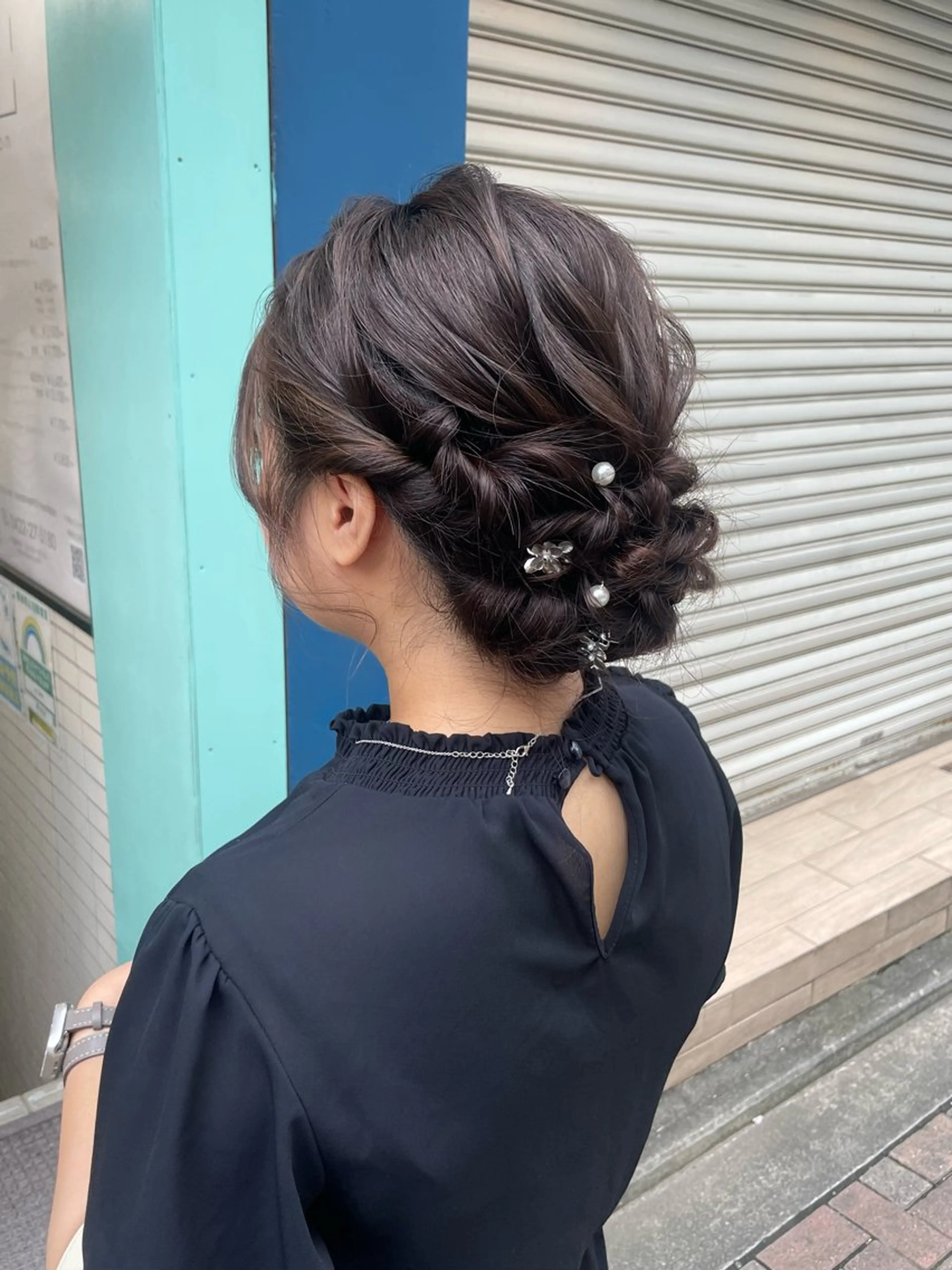 ロング ヘアアレンジ ヘアセット 小原 慧美のヘアスタイル