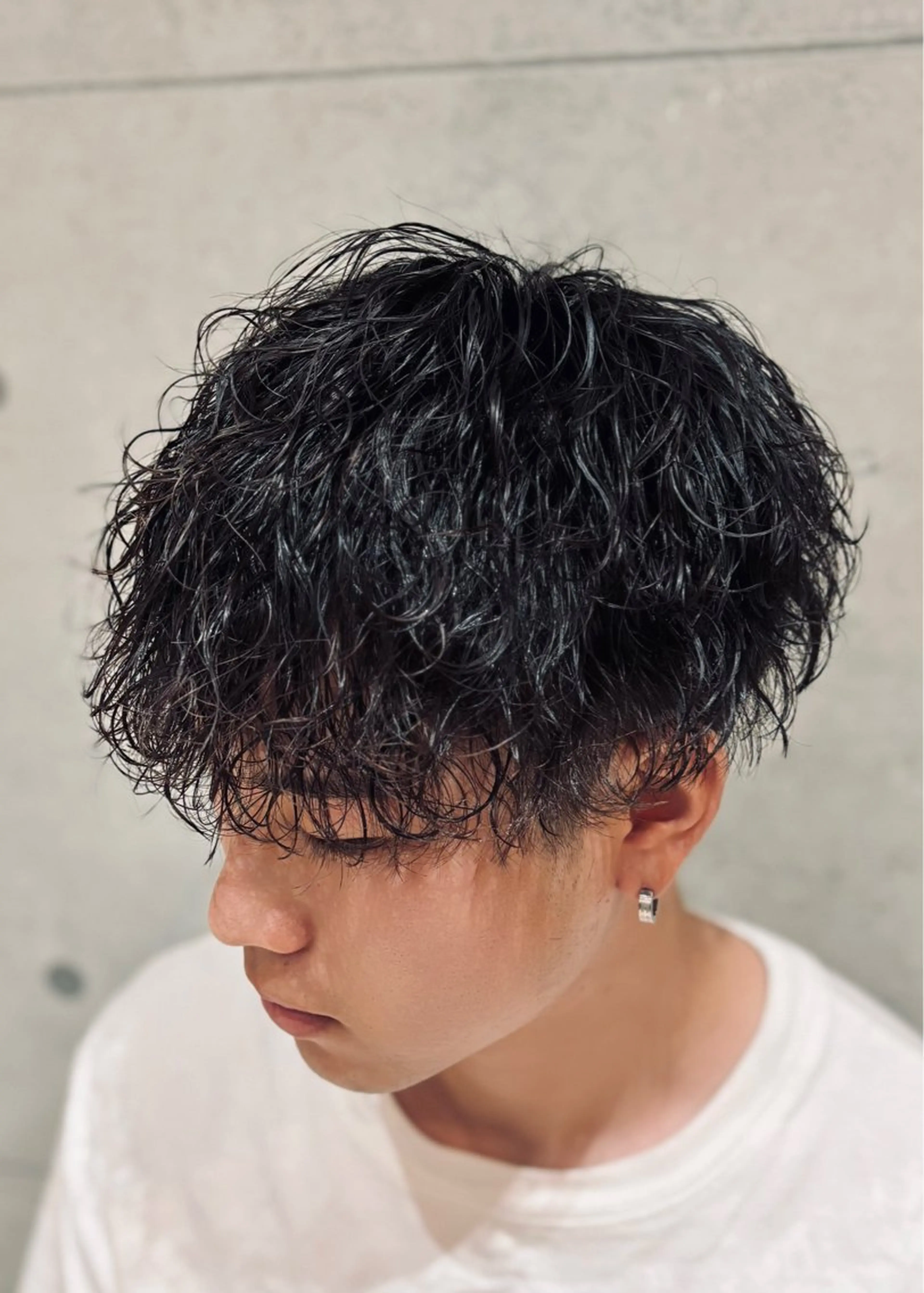 メンズカット+デザインパーマ(ニュアンス、ツイスパ、波巻きなど)の写真