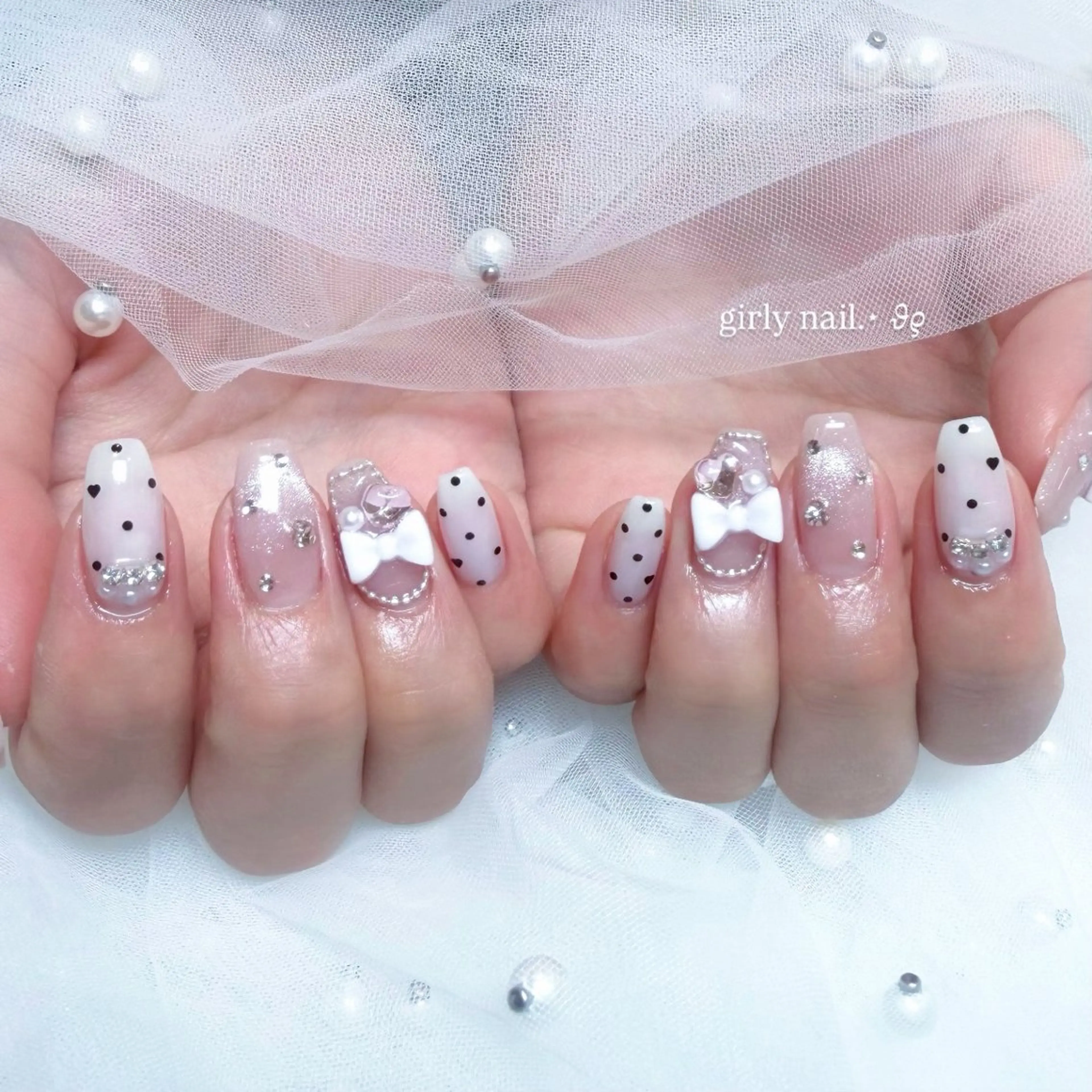 ネイル ハンドネイル Tsuki🌙/渋谷 /パラジェルのネイルデザイン