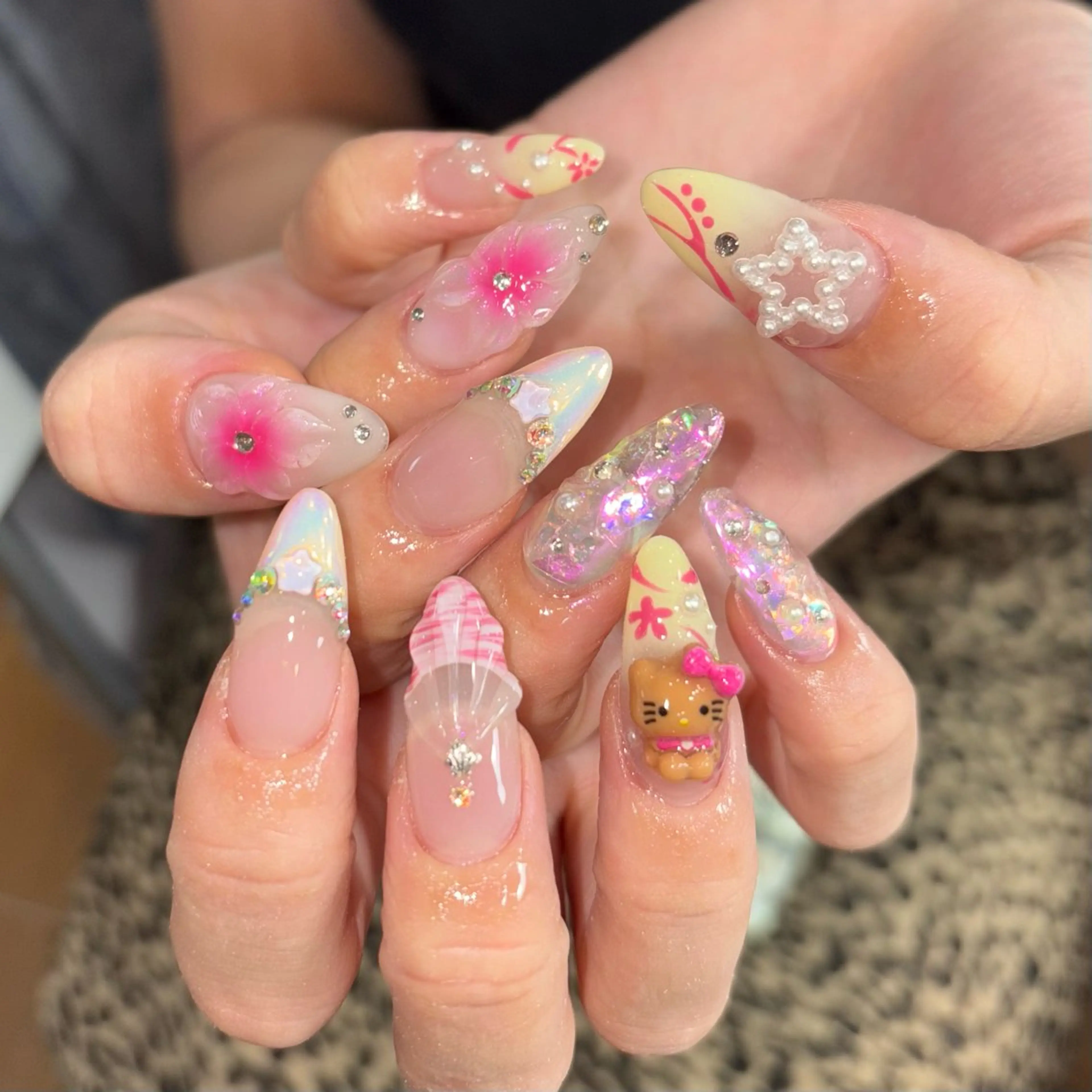 ネイル ハンドネイル ⟡.·coco⟡.· 4月予約受付中のネイルデザイン