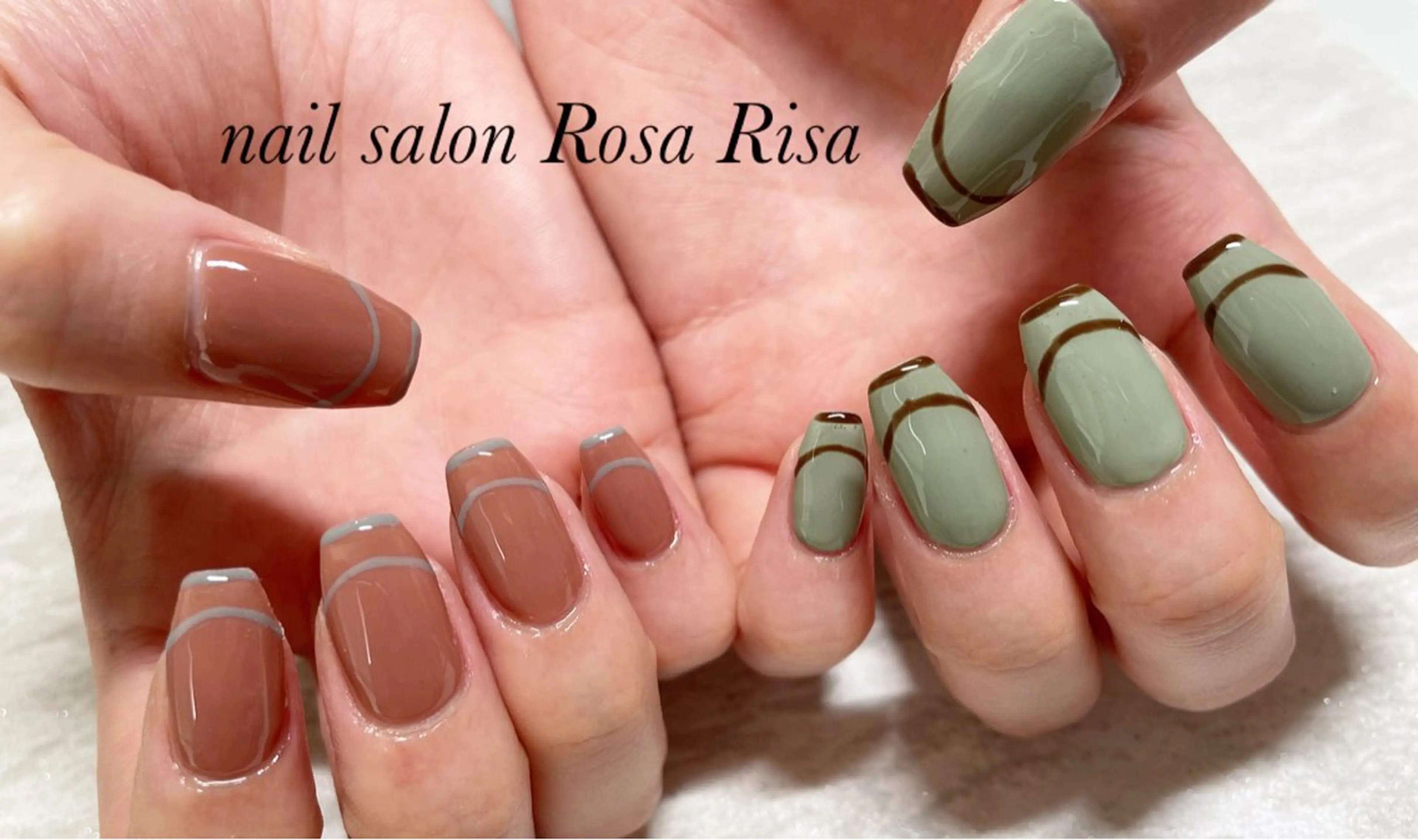 ネイル フレンチネイル ネイルスタジオ シェイクユアハンズのネイルデザイン