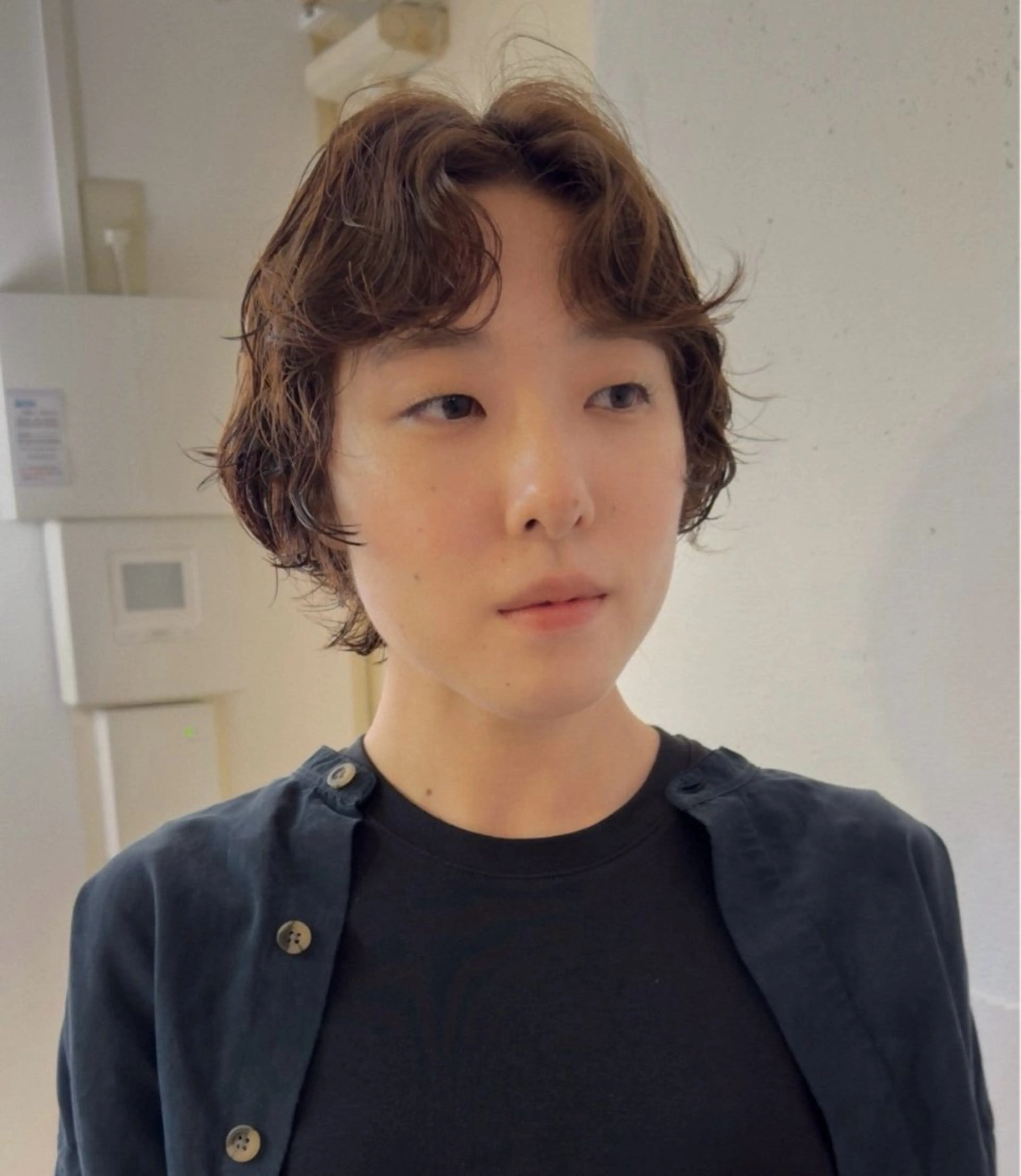 ショート ショートヘア riko*.+ﾟ 韓国風パーマのヘアスタイル