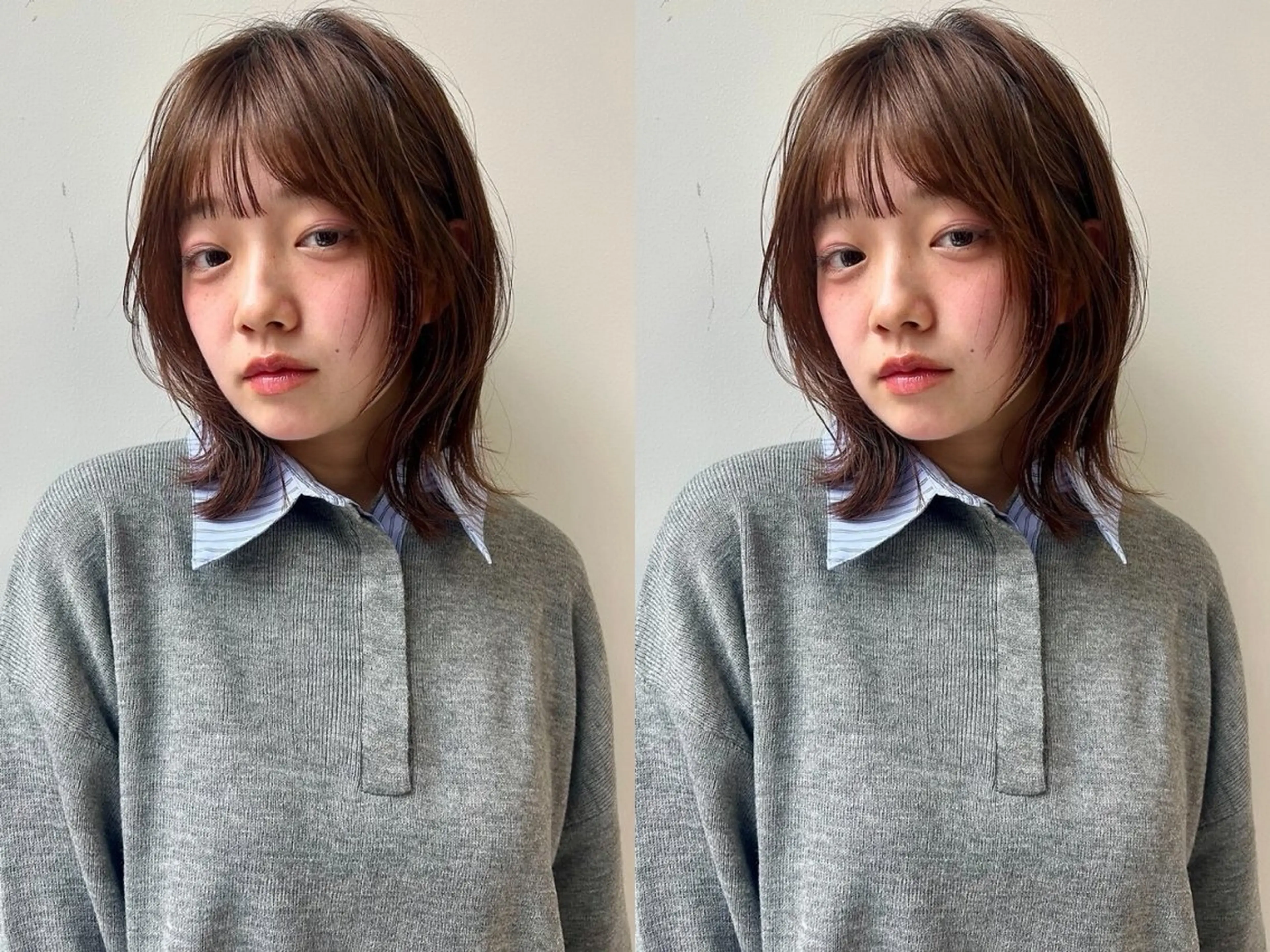 ミディアム 透明感カラー / Rio👶🏻💞のヘアスタイル