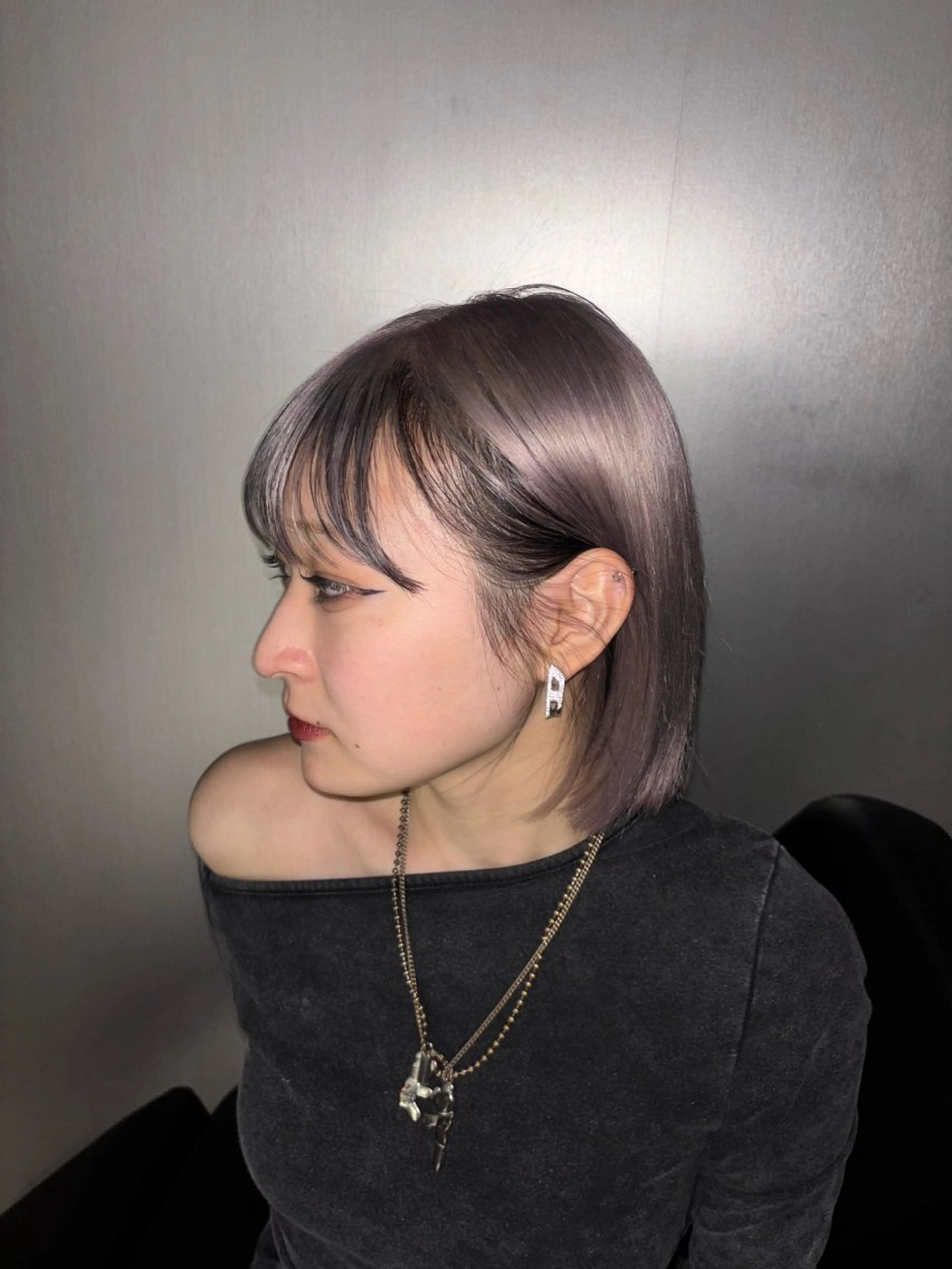 ミディアム カラー ヘアカラー KIRYU SARAのヘアスタイル