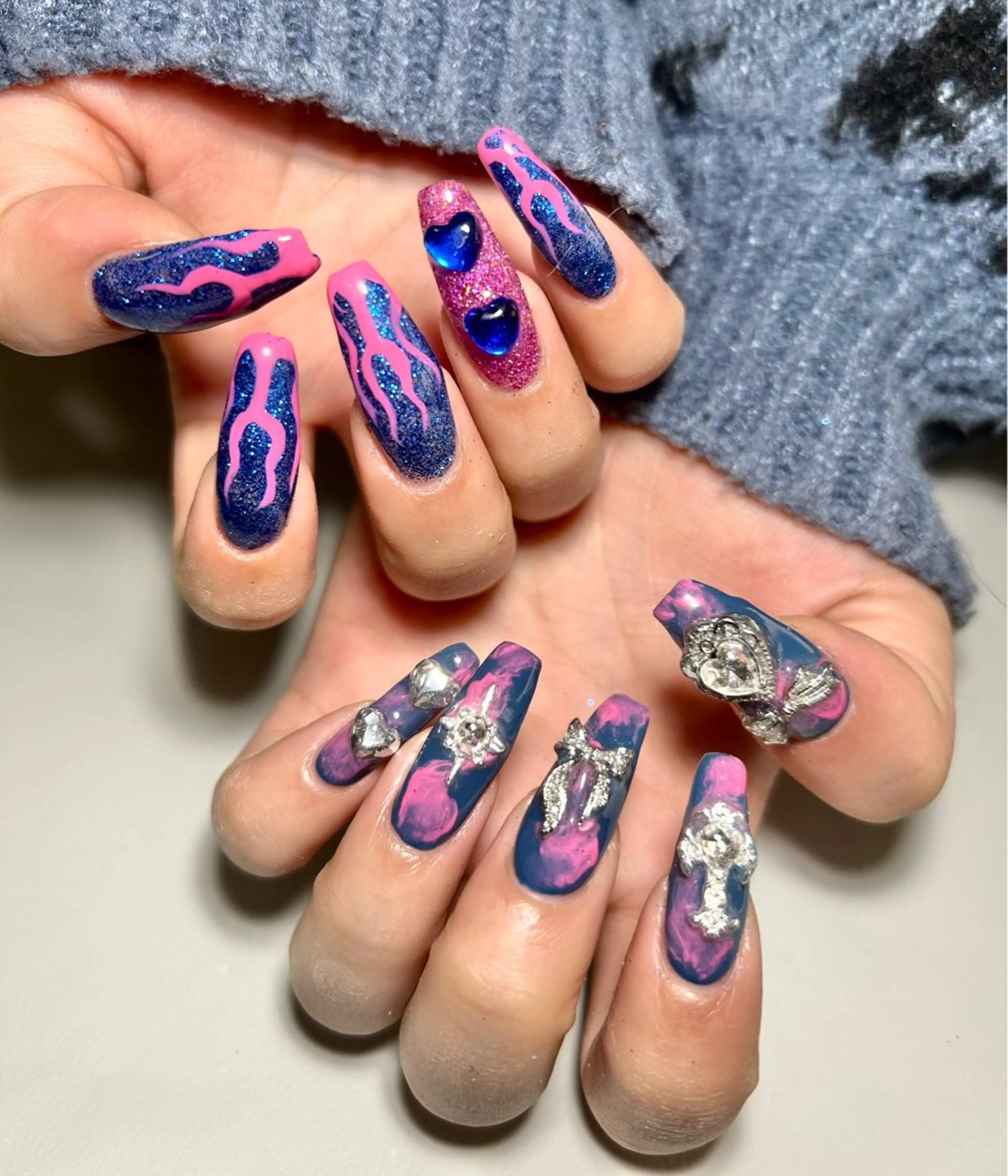 ネイル ハンドネイル Liennail 持込デザインやり放題のネイルデザイン